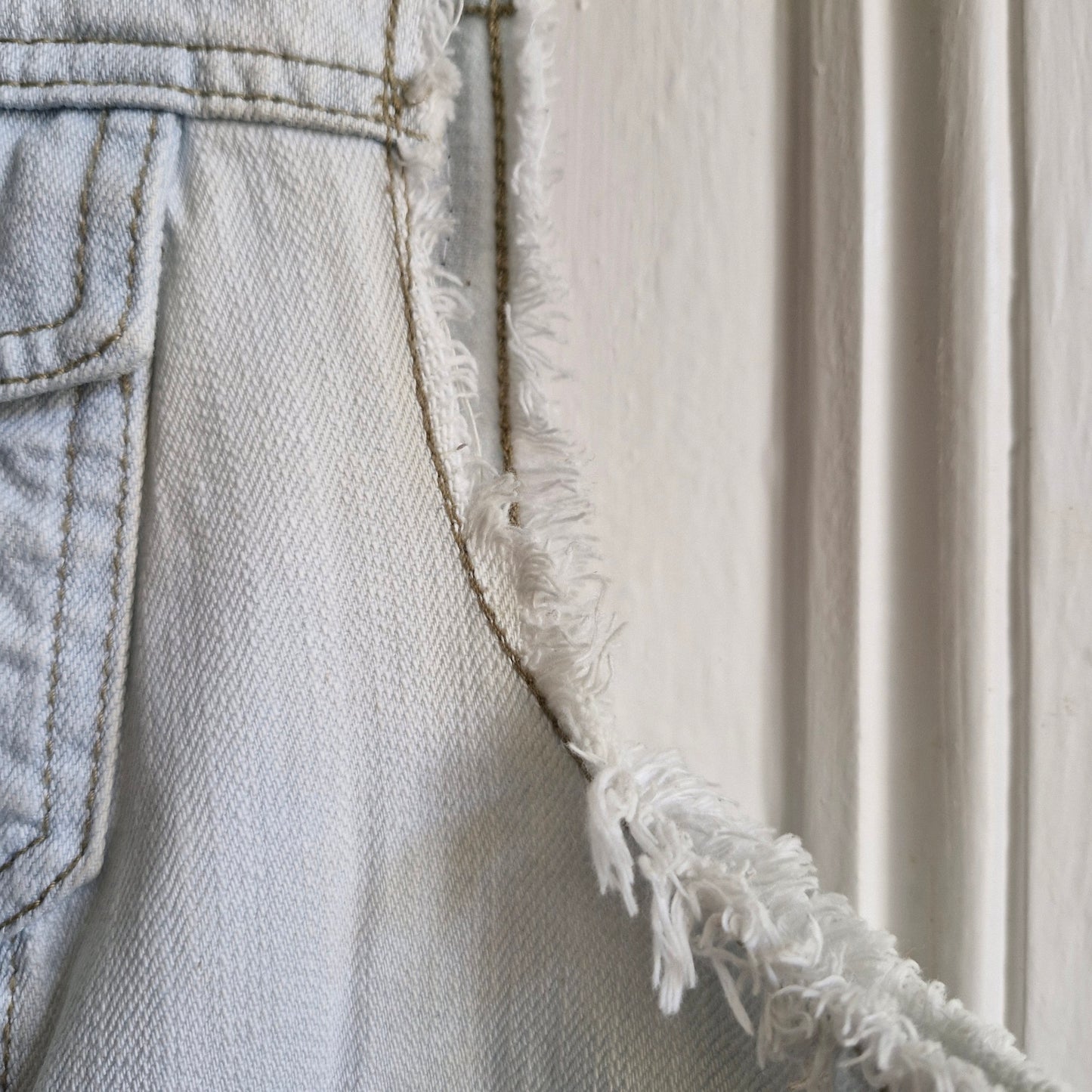 Rainbow Angel Wing Denim Jacket - Denim Co Size 16