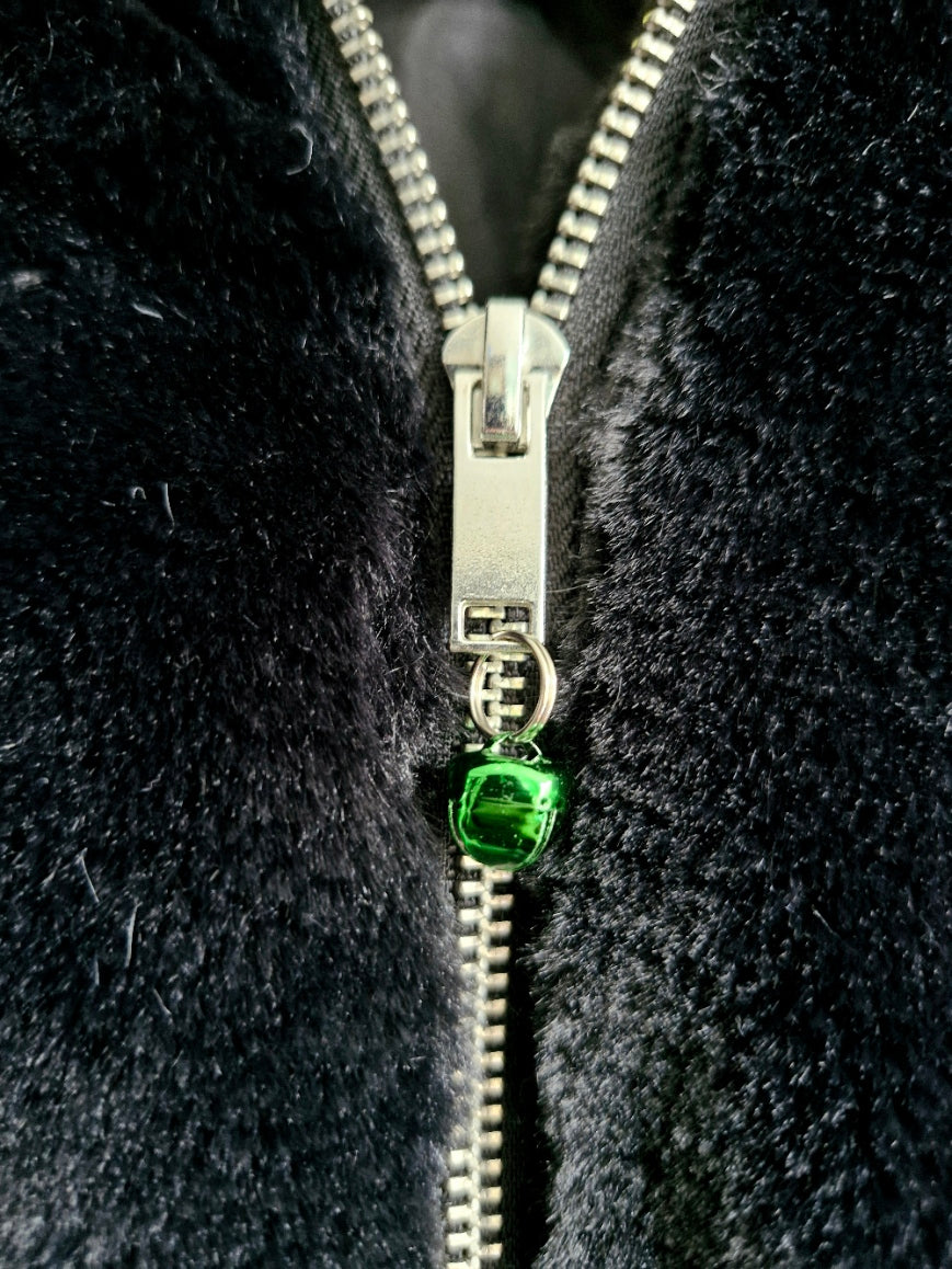 Black Kitty Coat - New Look Large