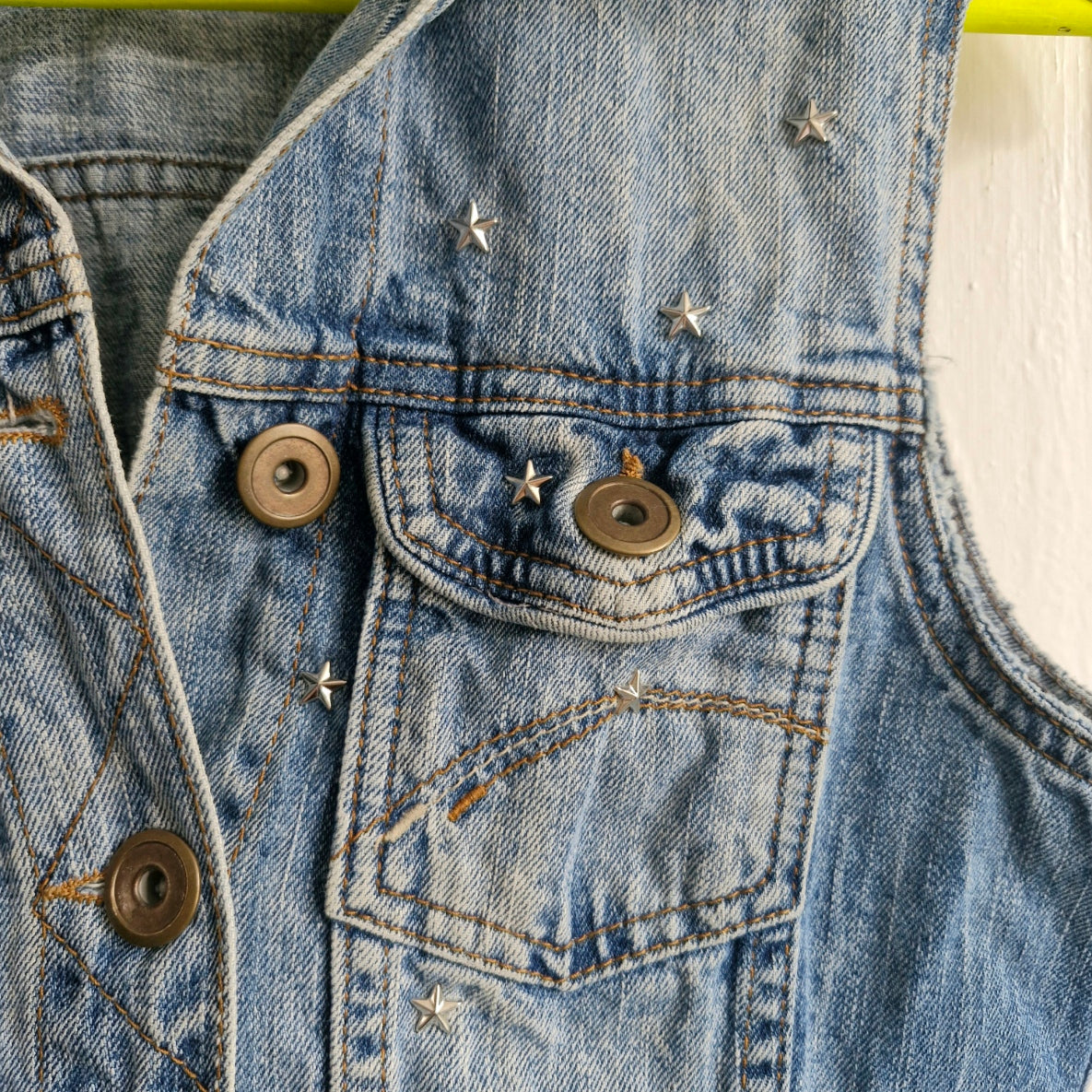 Rainbow Wing Denim Waistcoat - Size 10