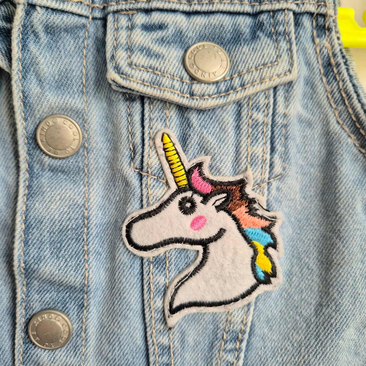 Age 2 Years Rainbow Denim Festival Jacket
