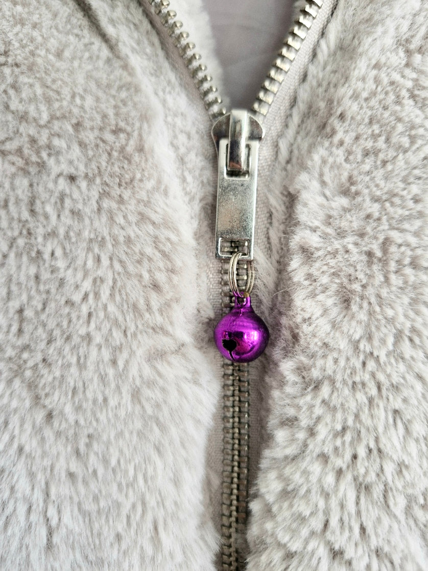 Grey Kitty Coat - New Look Large