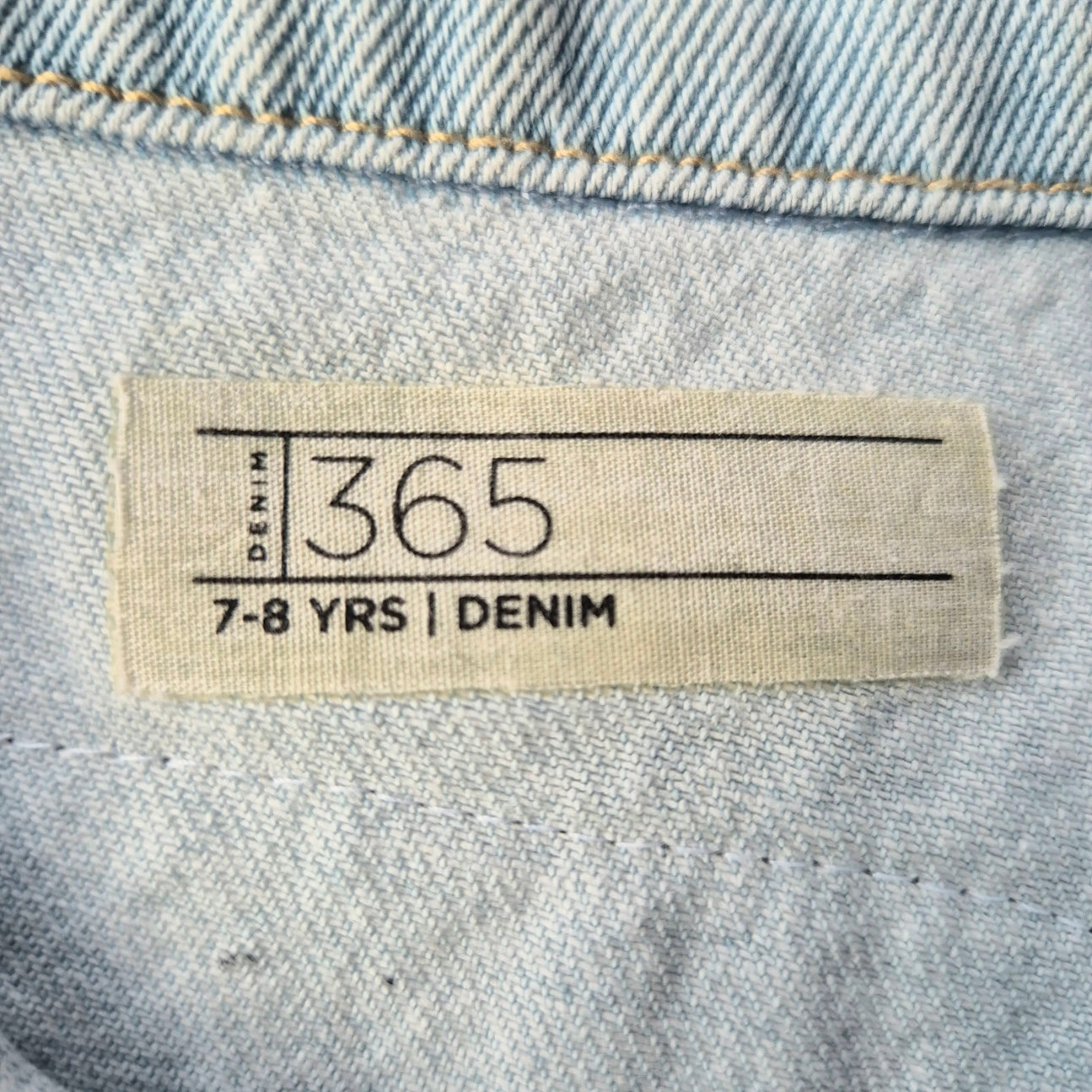 Age 7 - 8 Years Denim Wolf Festival Jacket