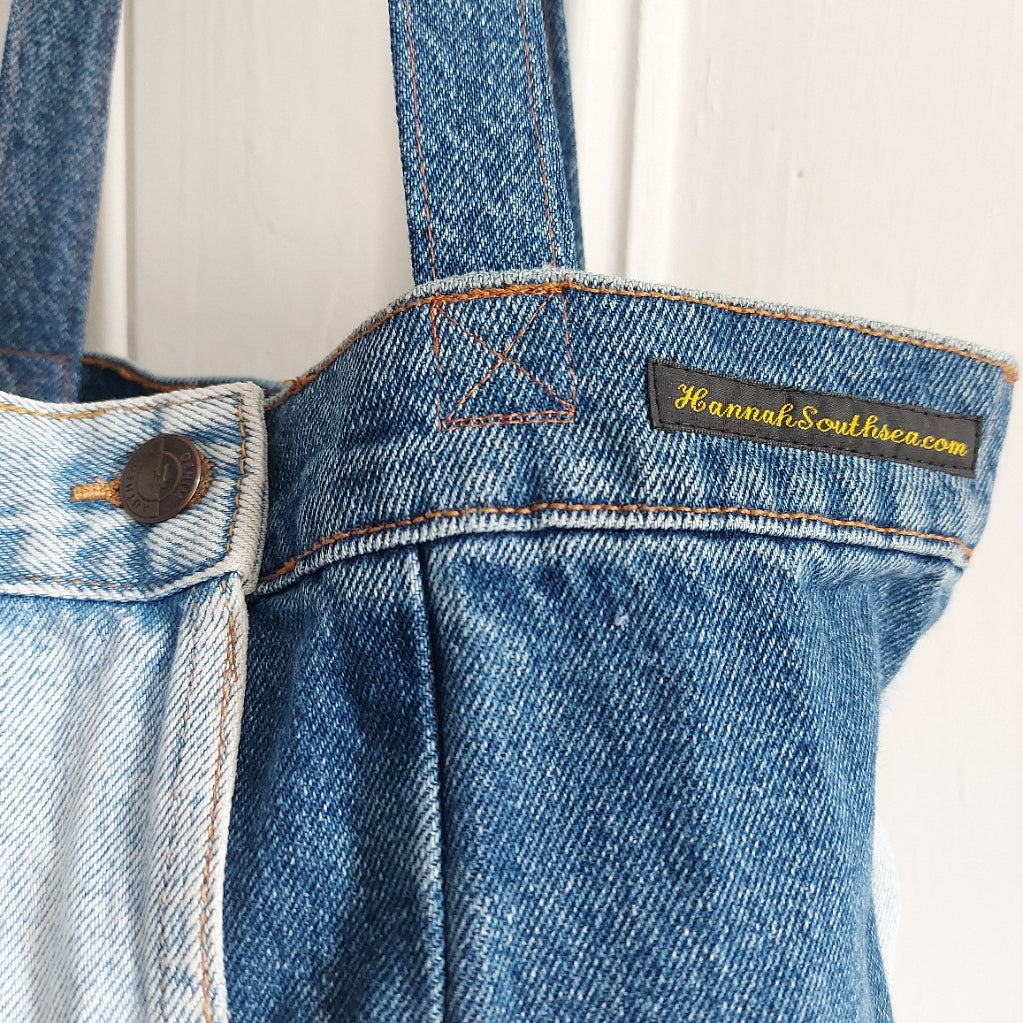 Sharkey Reworked Denim Tote Bag