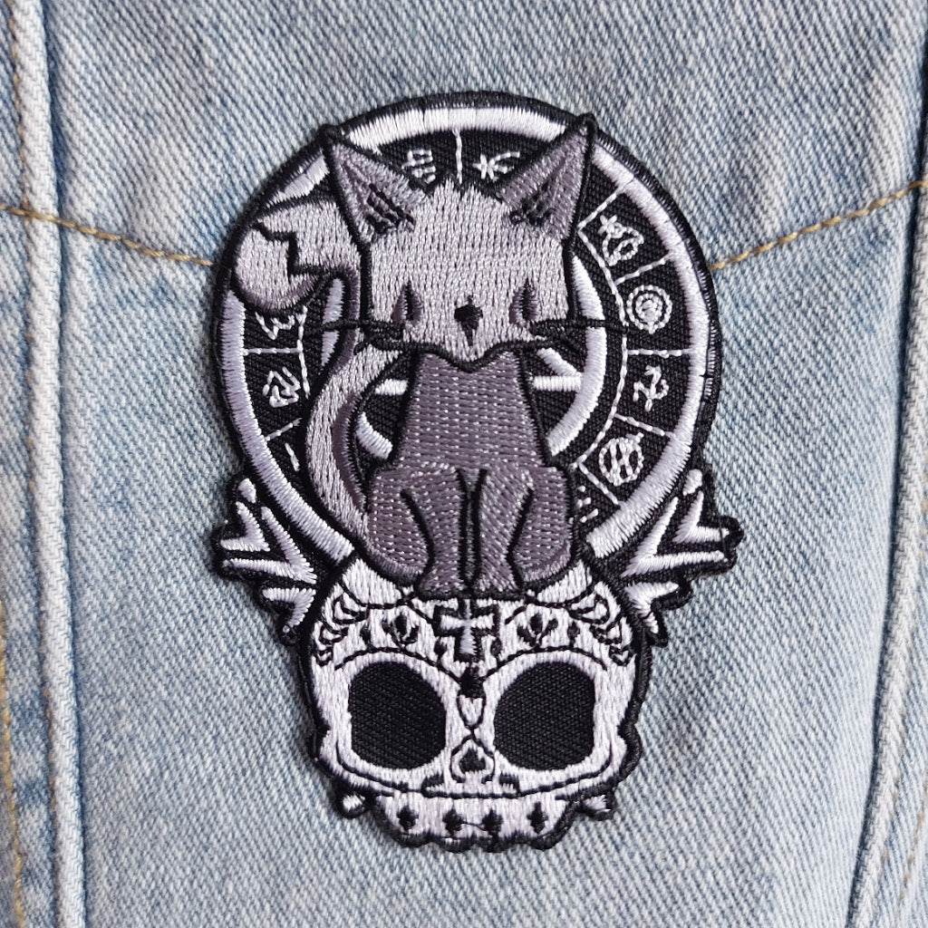 Ouija Board Denim Battle Waistcoat - Size XL