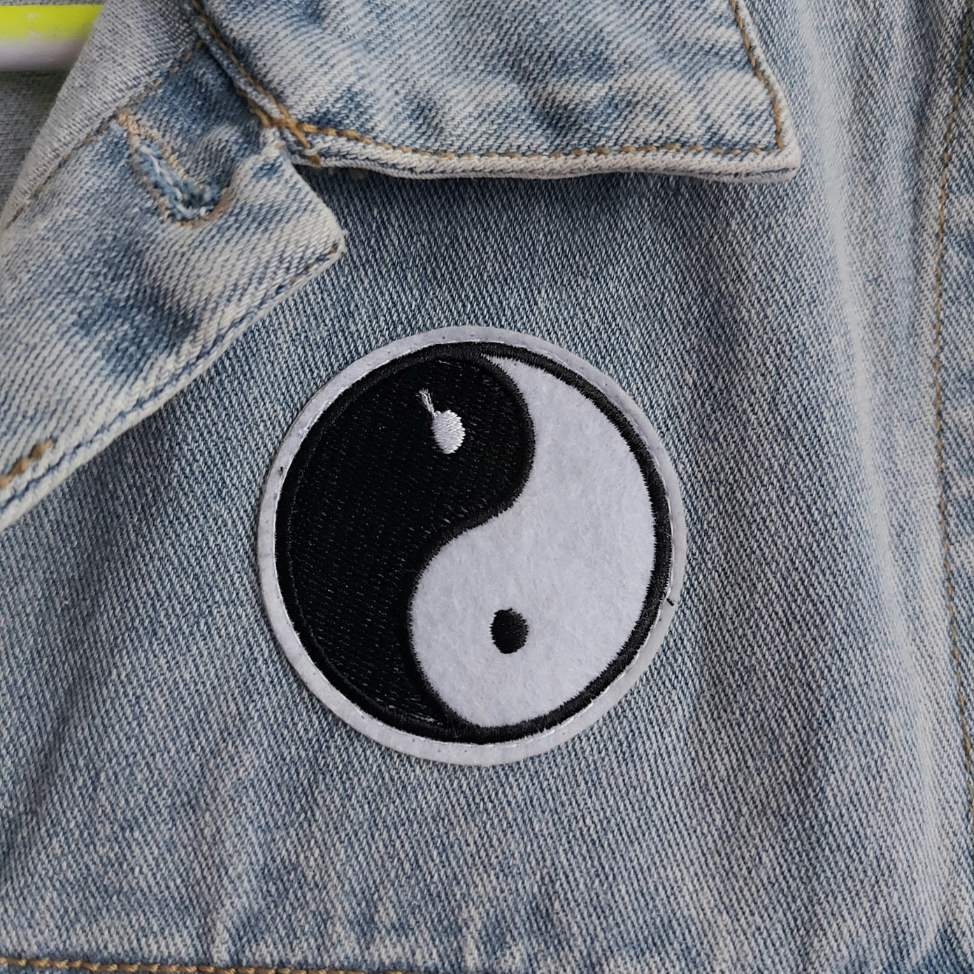Ouija Board Denim Battle Waistcoat - Size XL