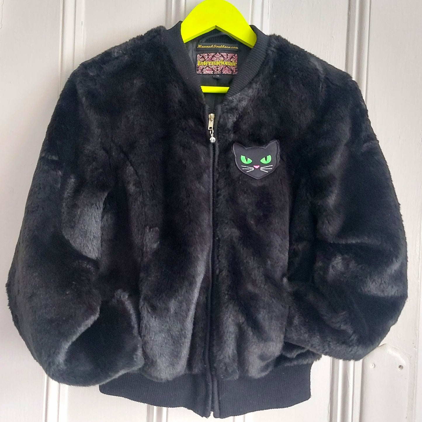 Magic Cat Furry Bomber Jacket