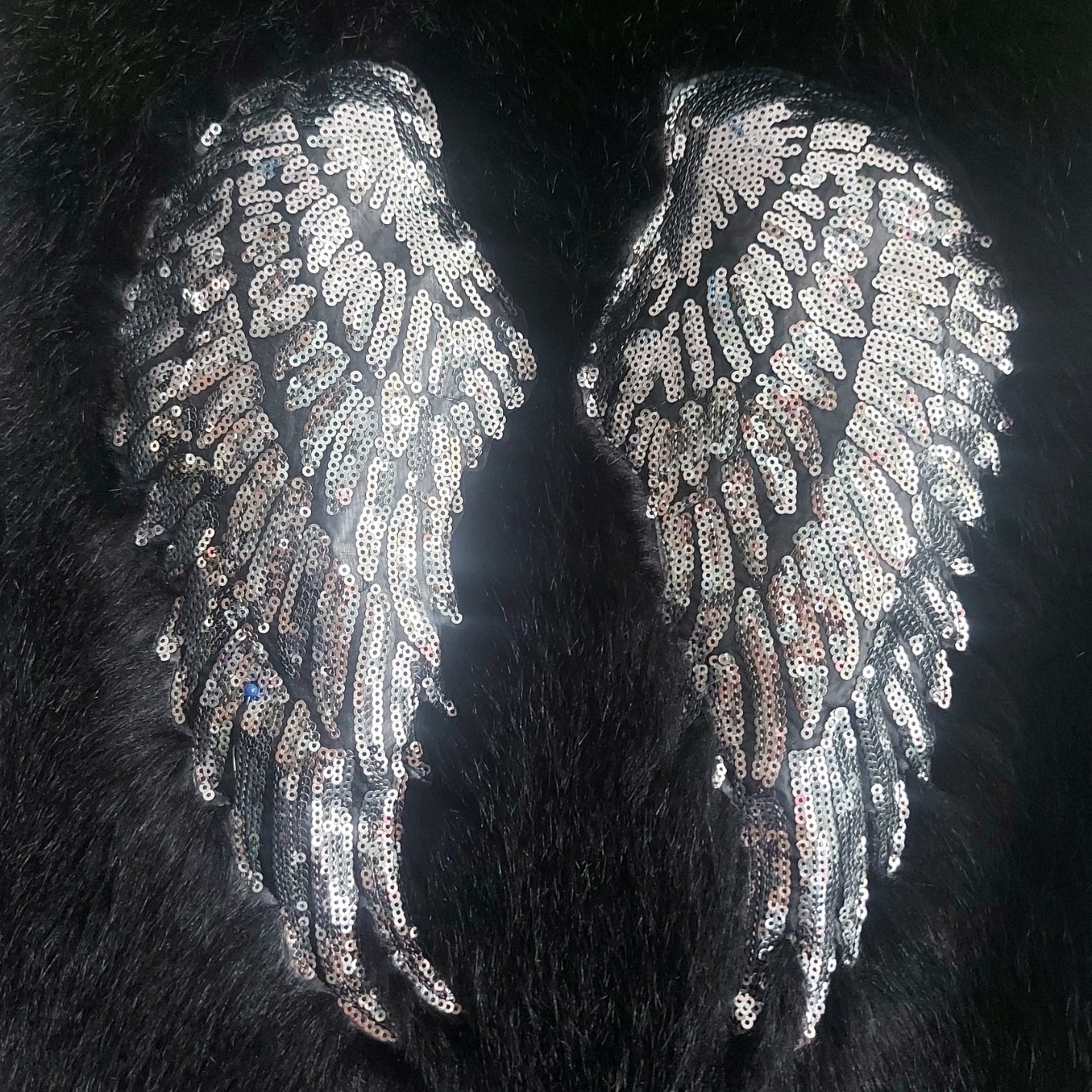 Silver Wing Furry Waistcoat