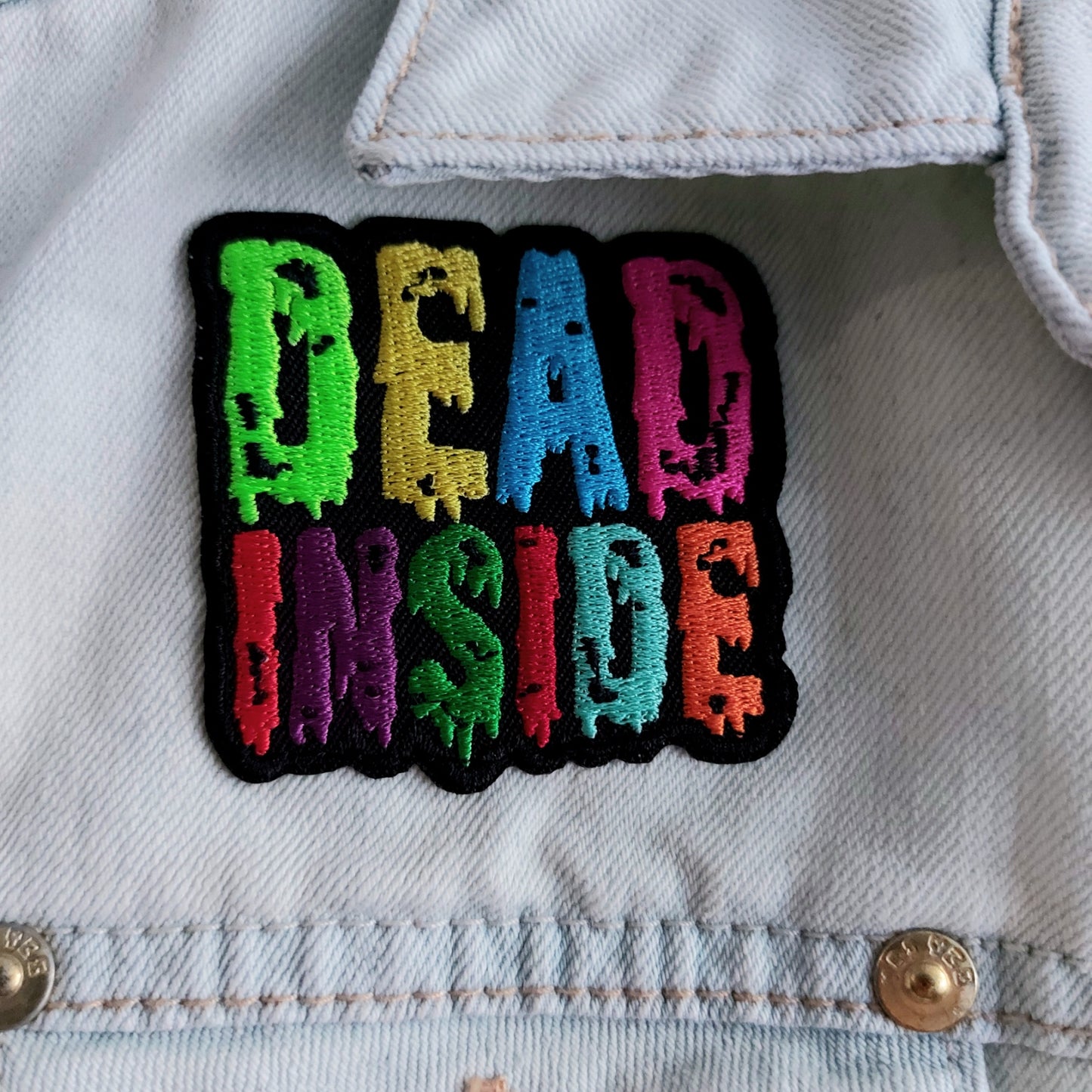 Zombie Bear denim Waistcoat - Size 12