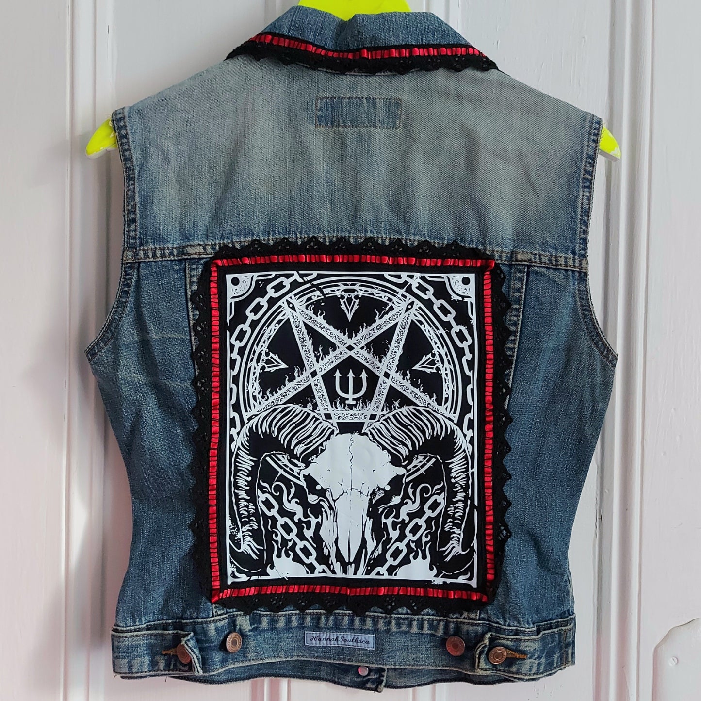 El Diablo Denim Waistcoat - Size 12