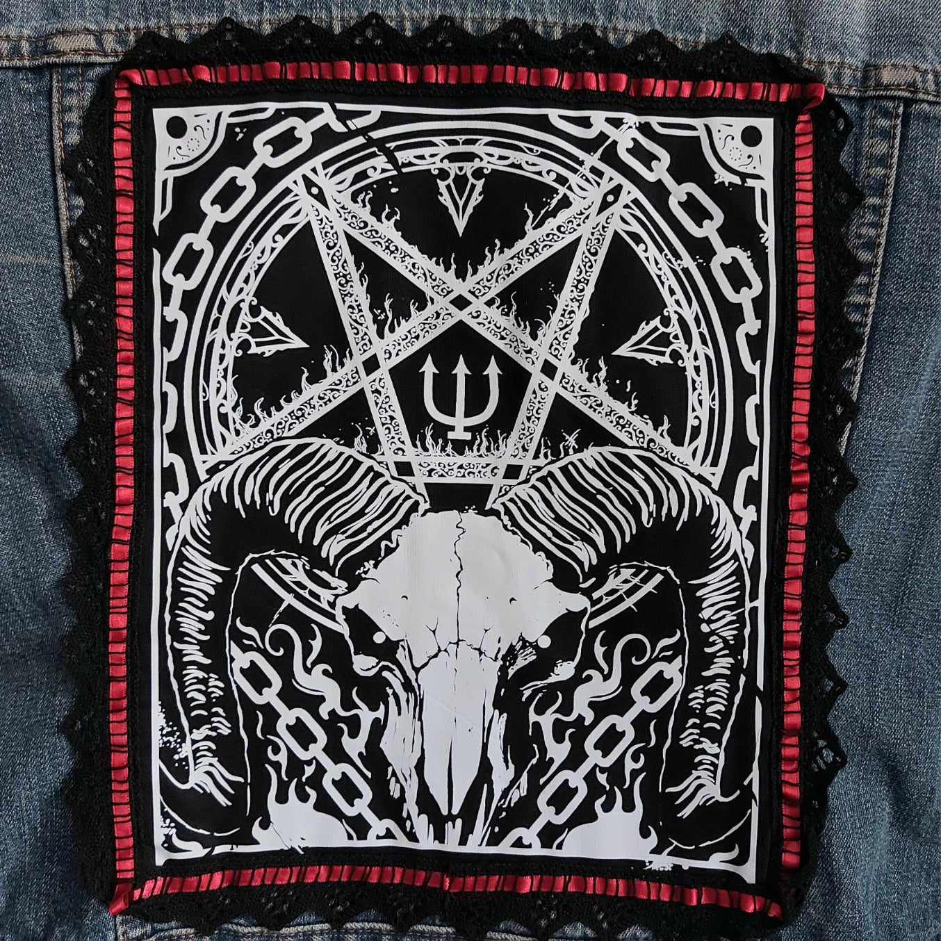 El Diablo Denim Waistcoat - Size 12