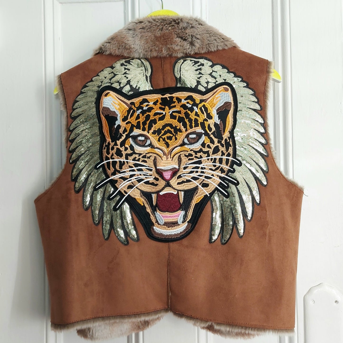 Roaring Leopard Patch (X-Large)