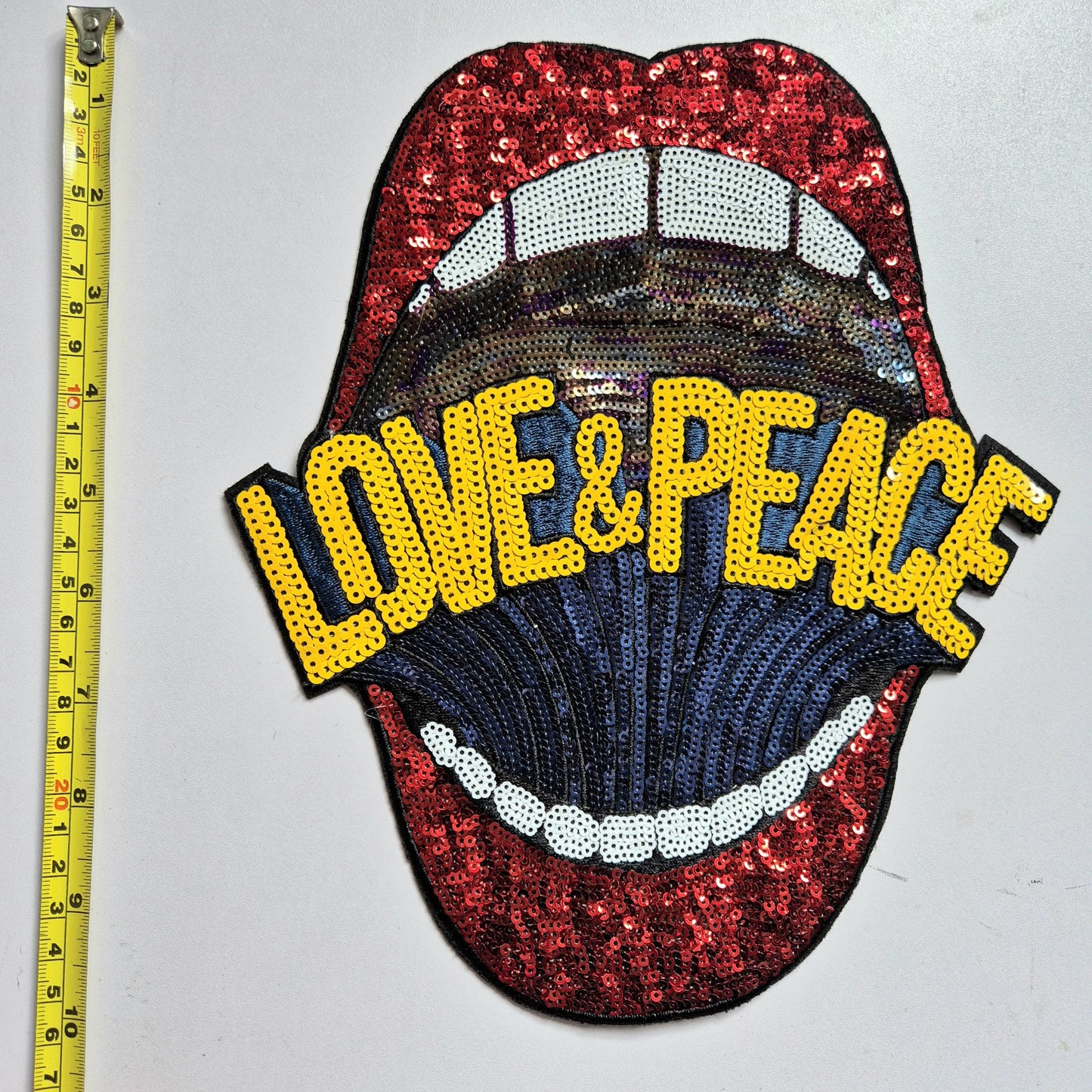 Love & Peace Large Patch - Sew On
