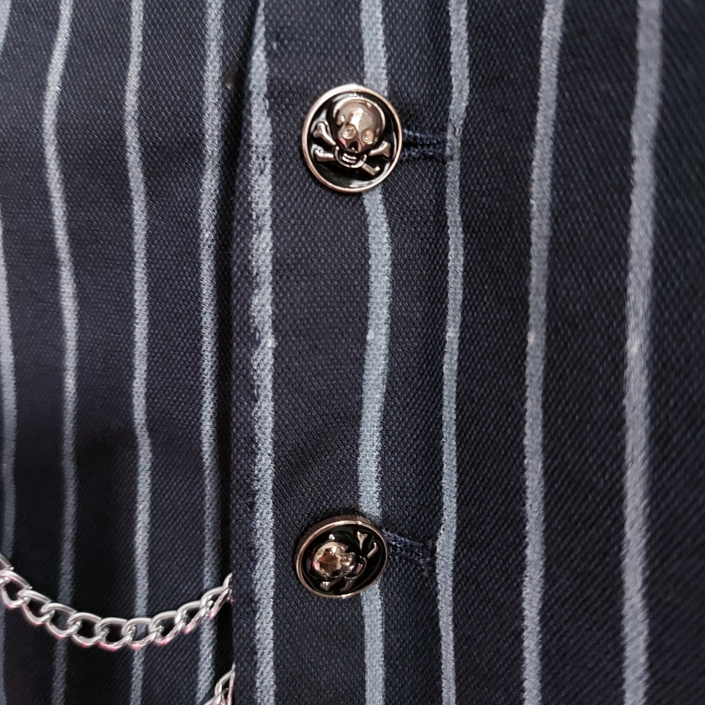 **SALE** Steampunk Pinstripe waistcoat - Size 16