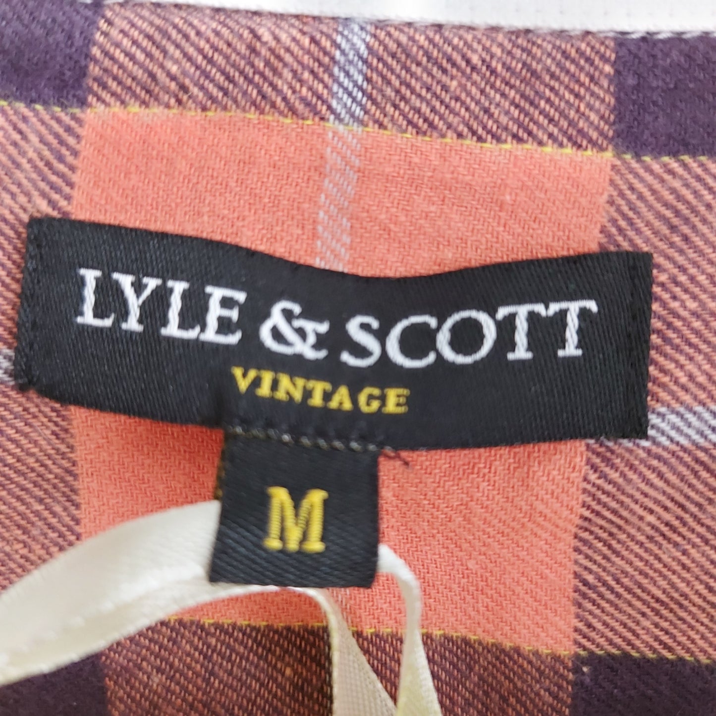**SALE** Cropped Orange Plaid Shirt