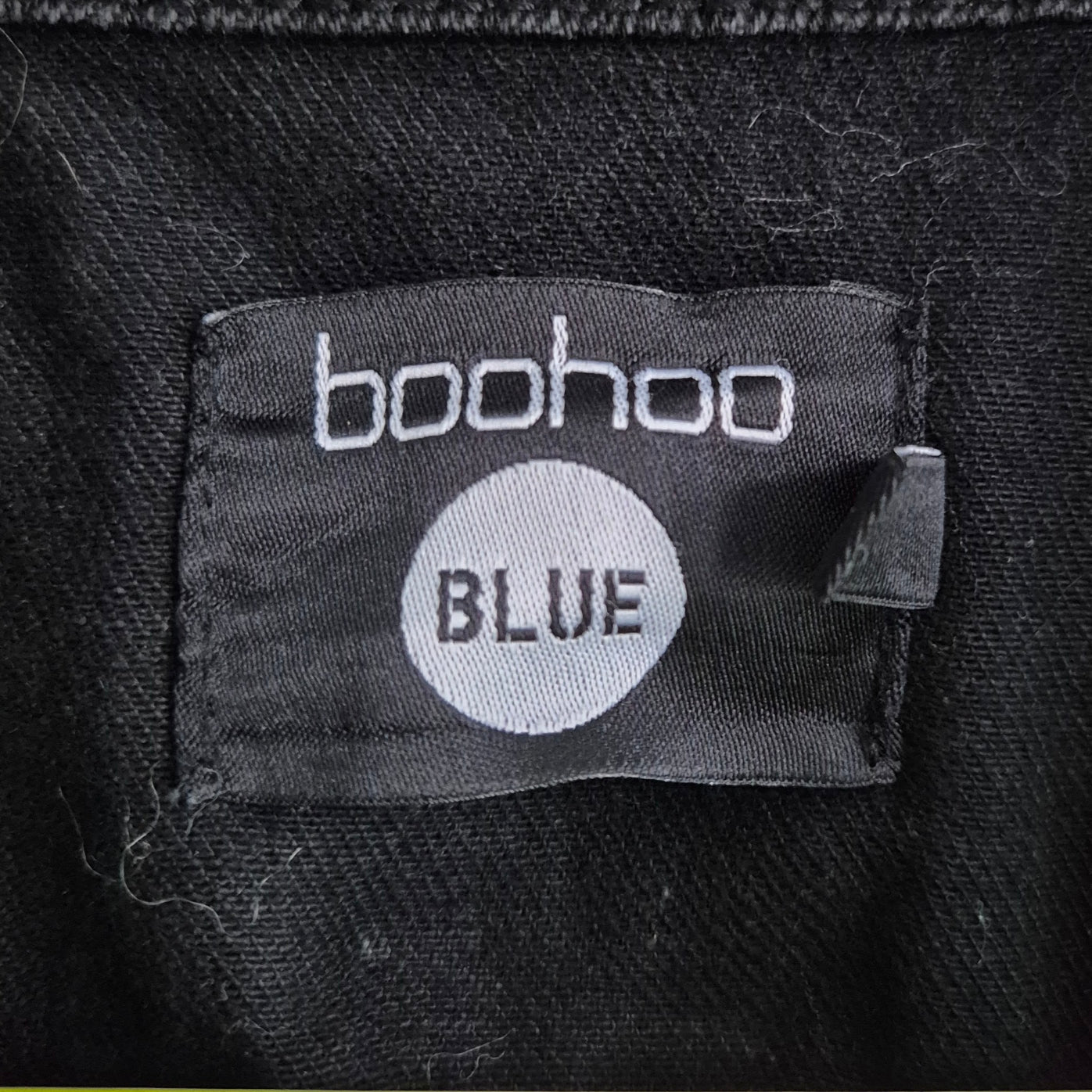 Rainbow Angel Wing Black Denim Waistcoat - Size 14