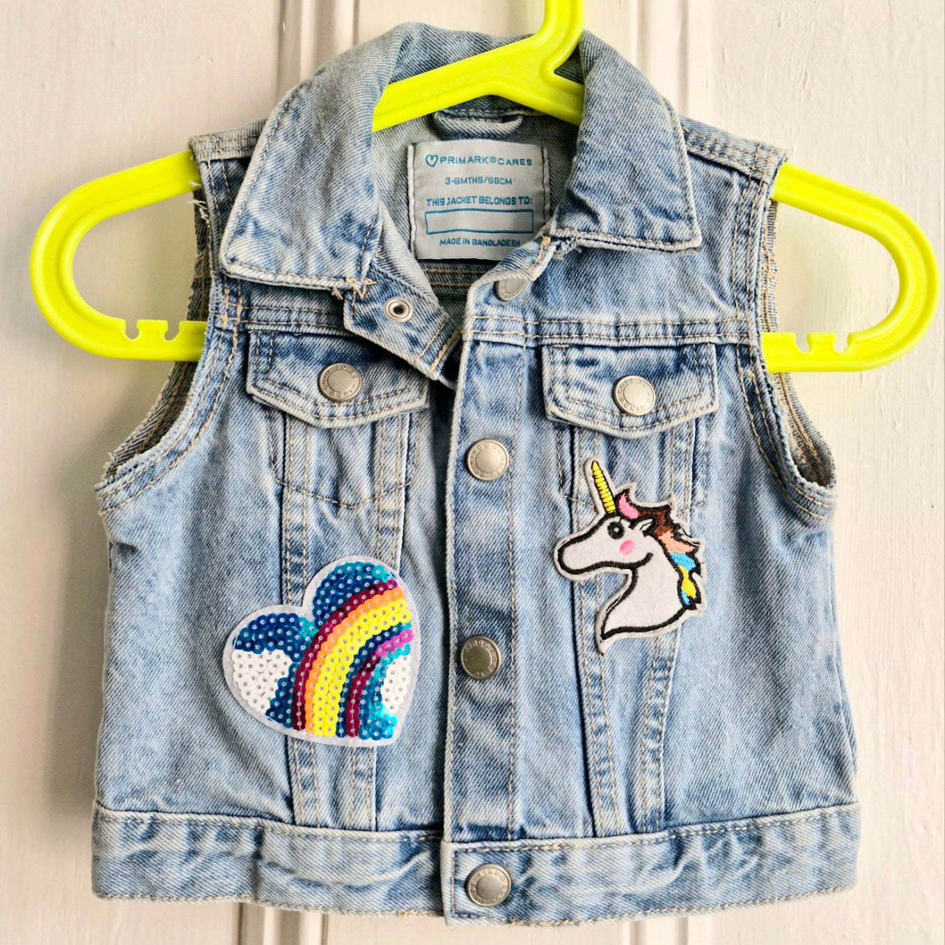 Kid's Rainbow magic Denim - Age 3-6 months