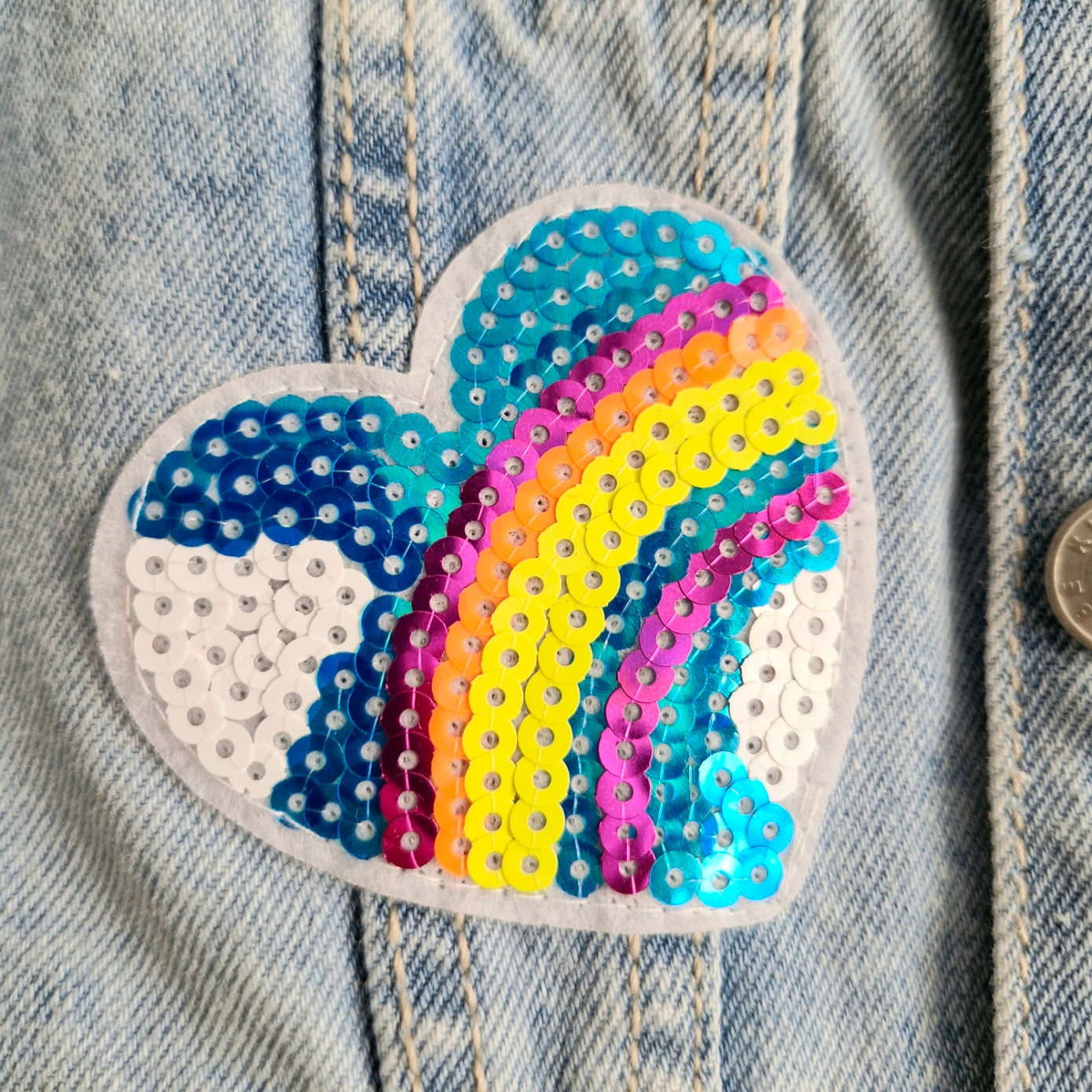 Kid's Rainbow magic Denim - Age 3-6 months