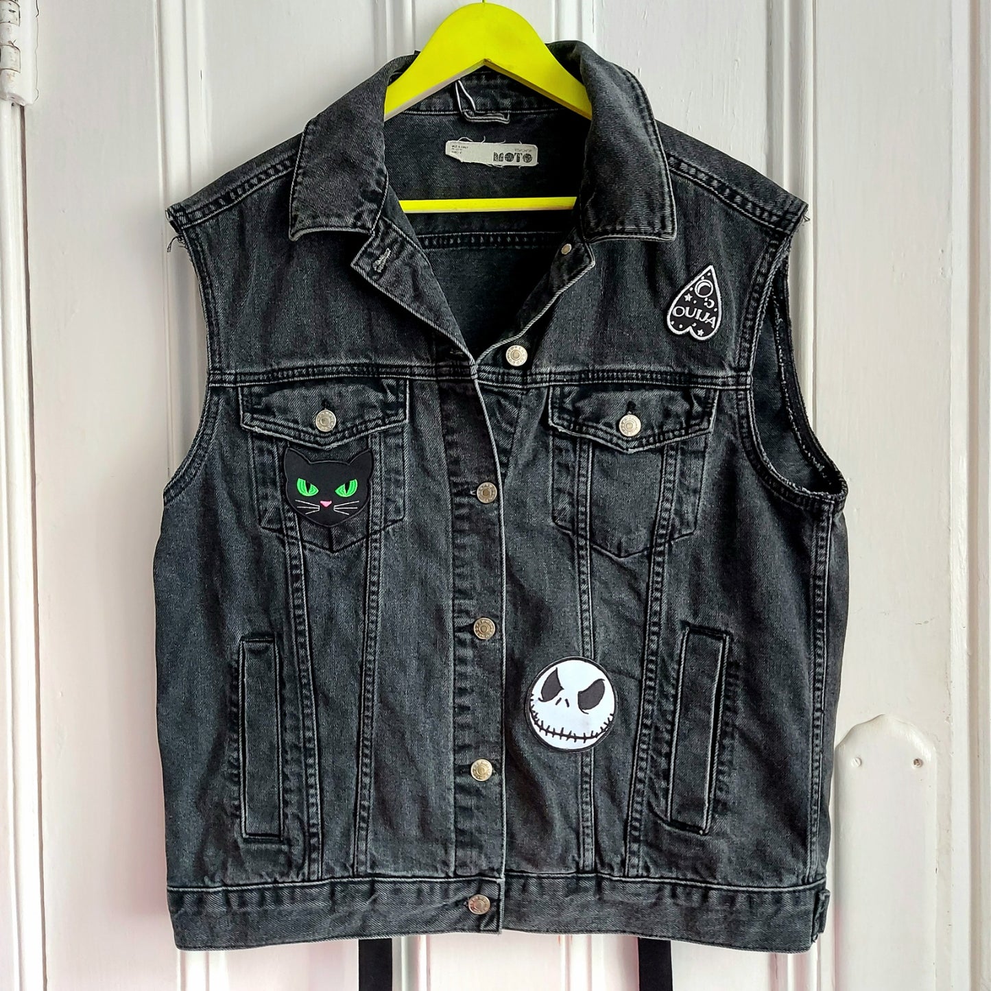Tokyo Spirit Rebel Denim Battle Waistcoat - Size 12