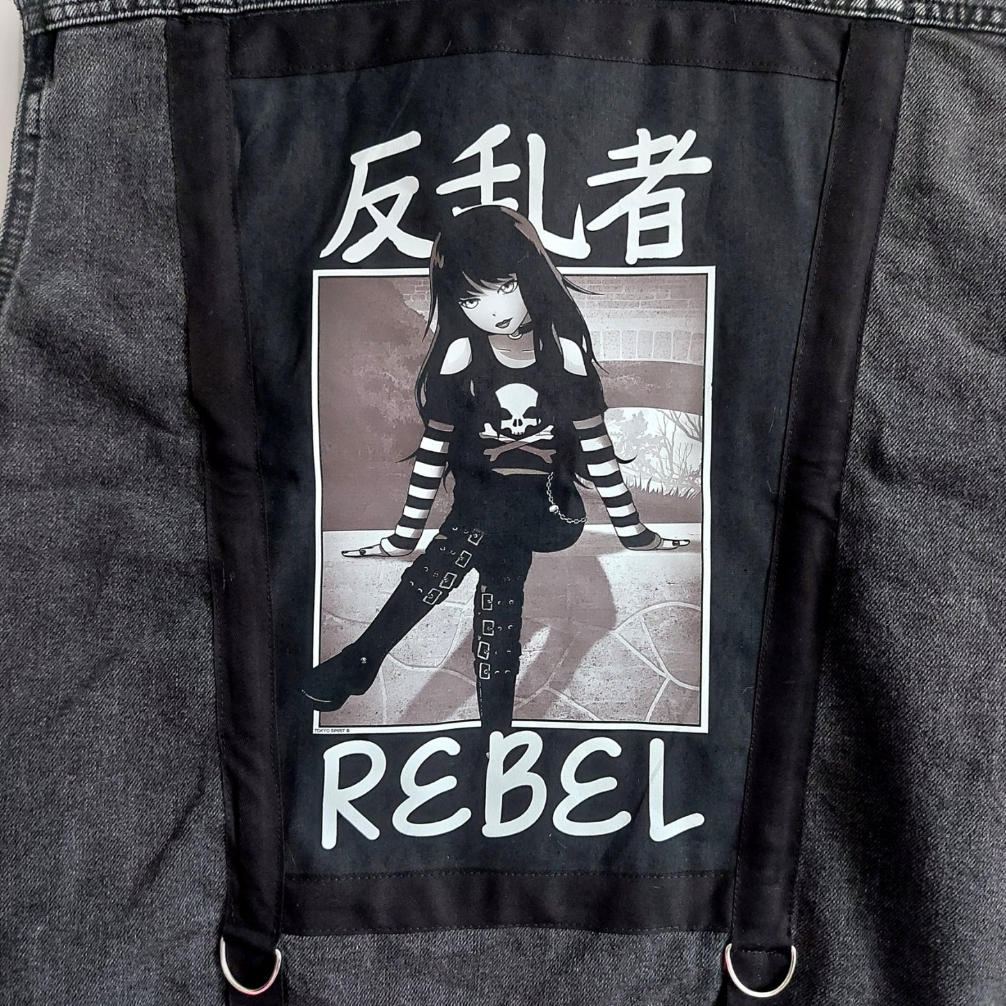 Tokyo Spirit Rebel Denim Battle Waistcoat - Size 12