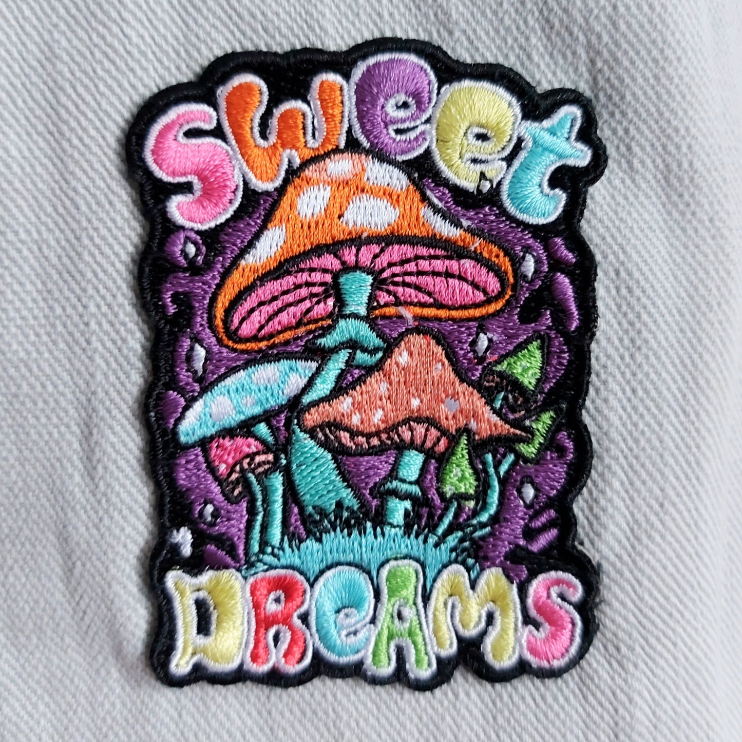 Sweet Dreams Shroom Time Denim Waistcoat - Size M