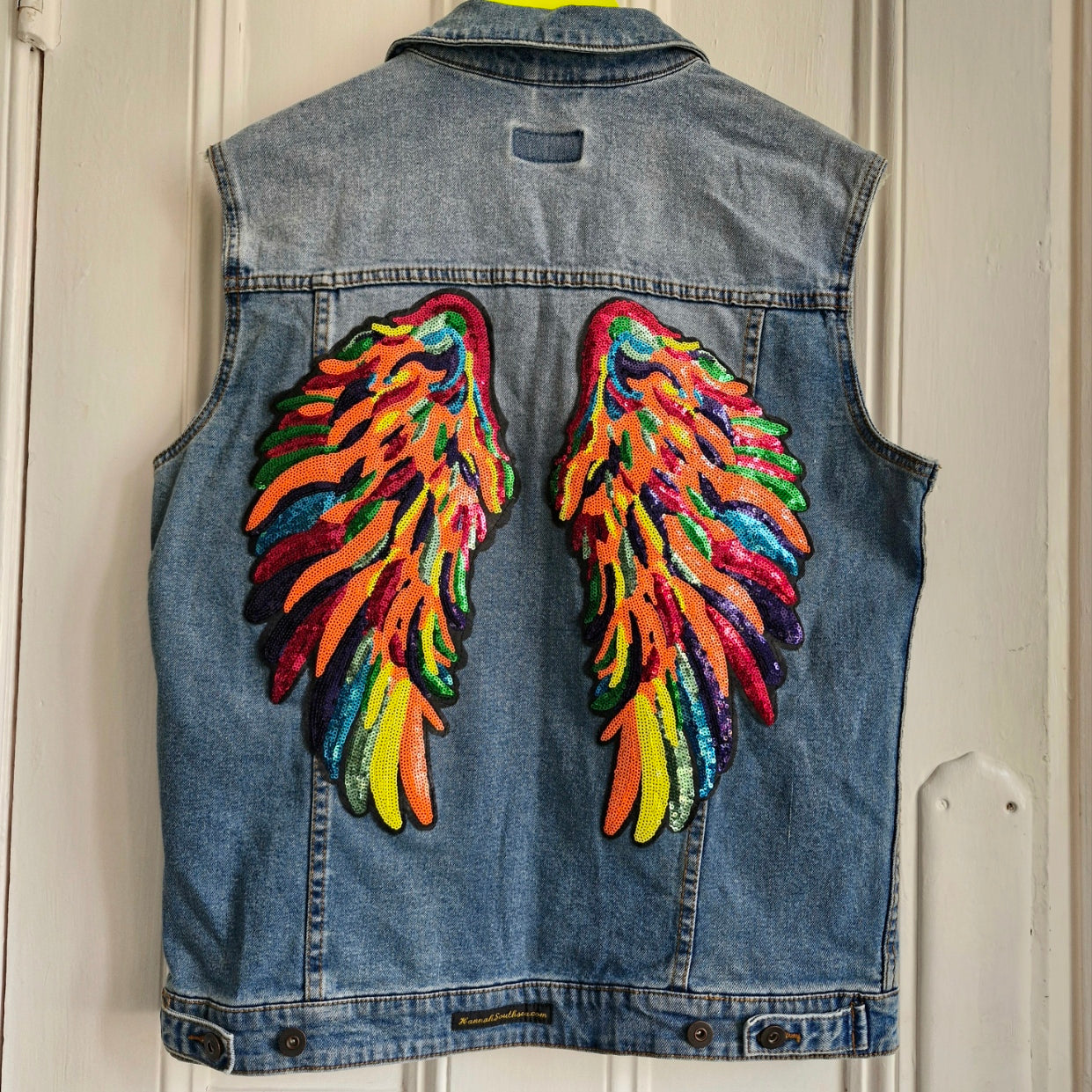 Phoenix Angel Wing Waistcoat - ASOS Size L