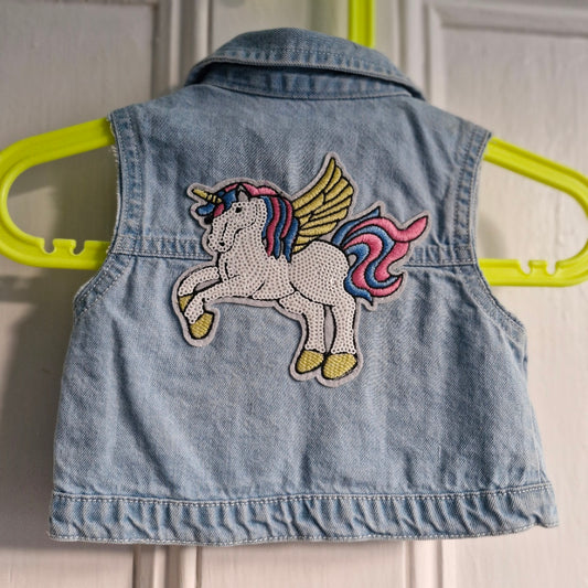 Kids Sequin Unicorn - Age 0-3 months