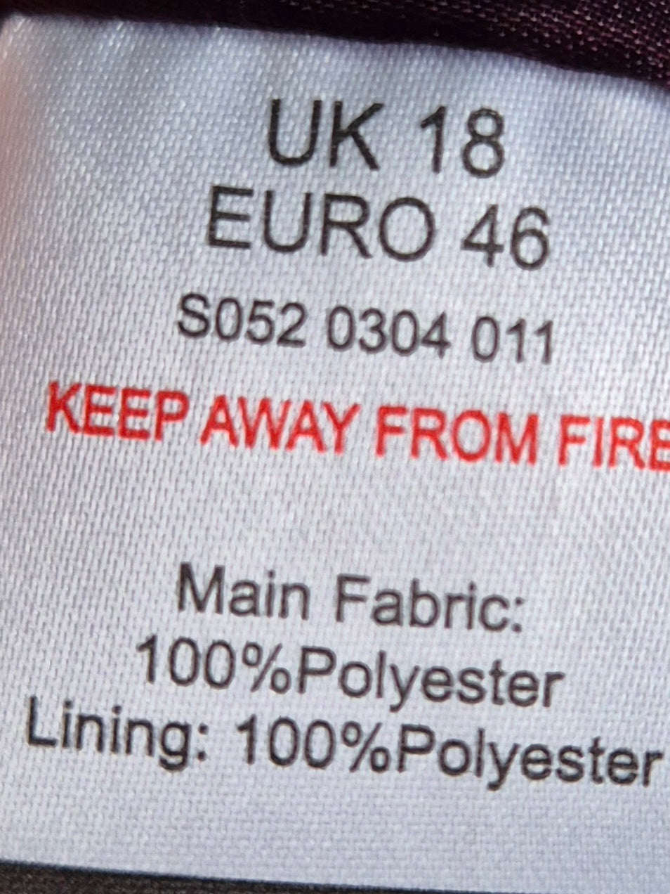 Rainbow Wing Burgundy Fur Festival Jacket - Size 18