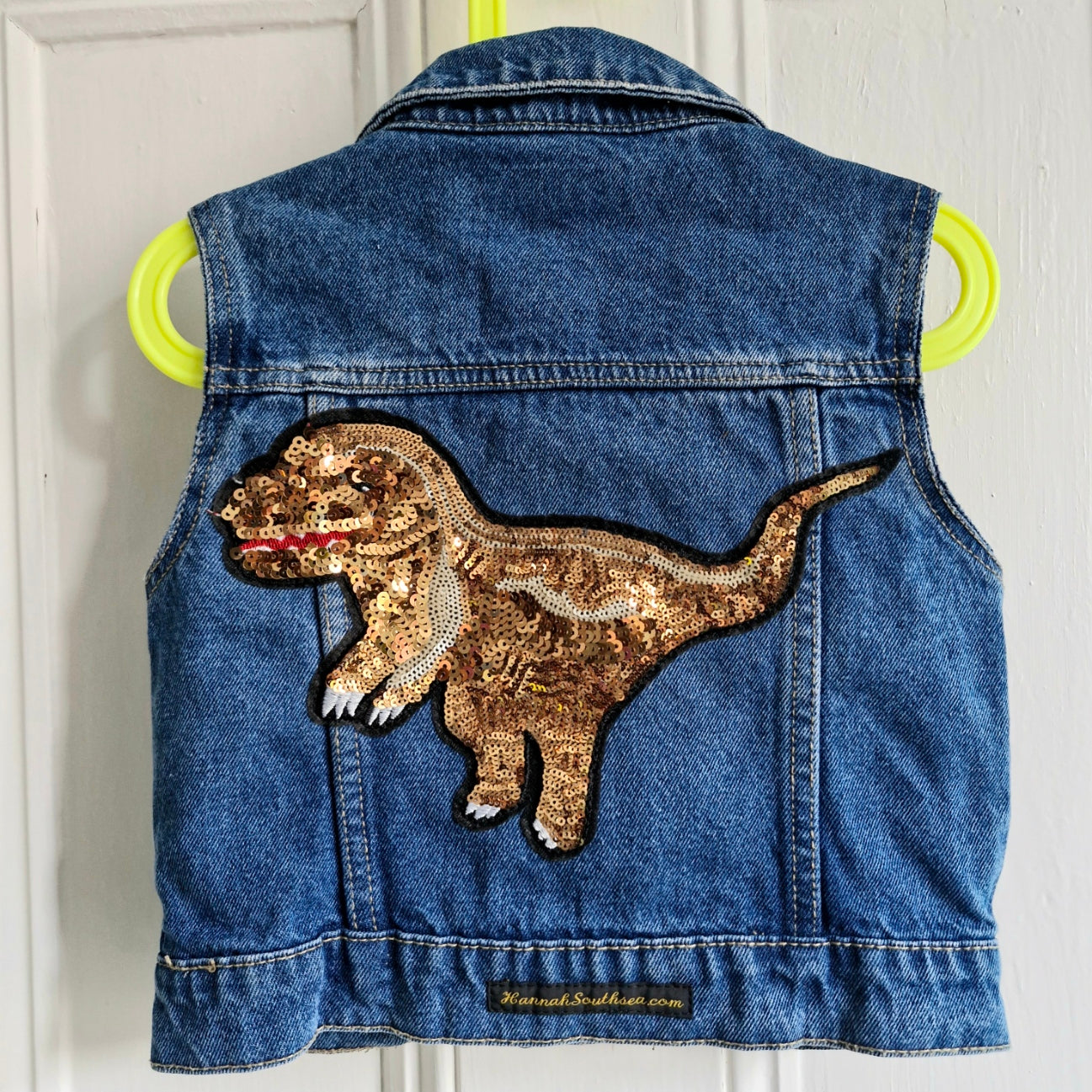 Kid's Sequin Dinosaur - Age 7-8 years