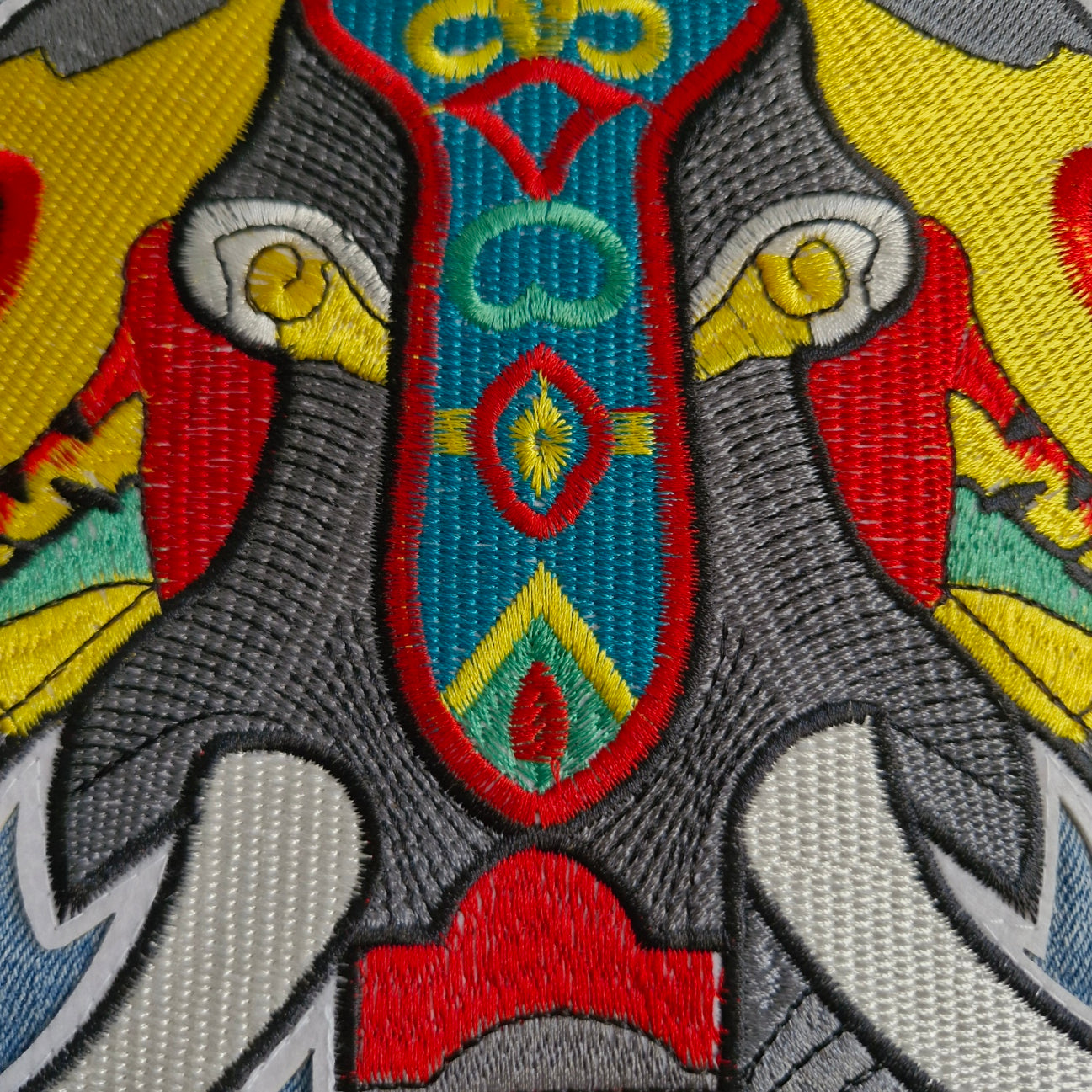Kid's Denim Tribal Elephant - Age 5-6 years