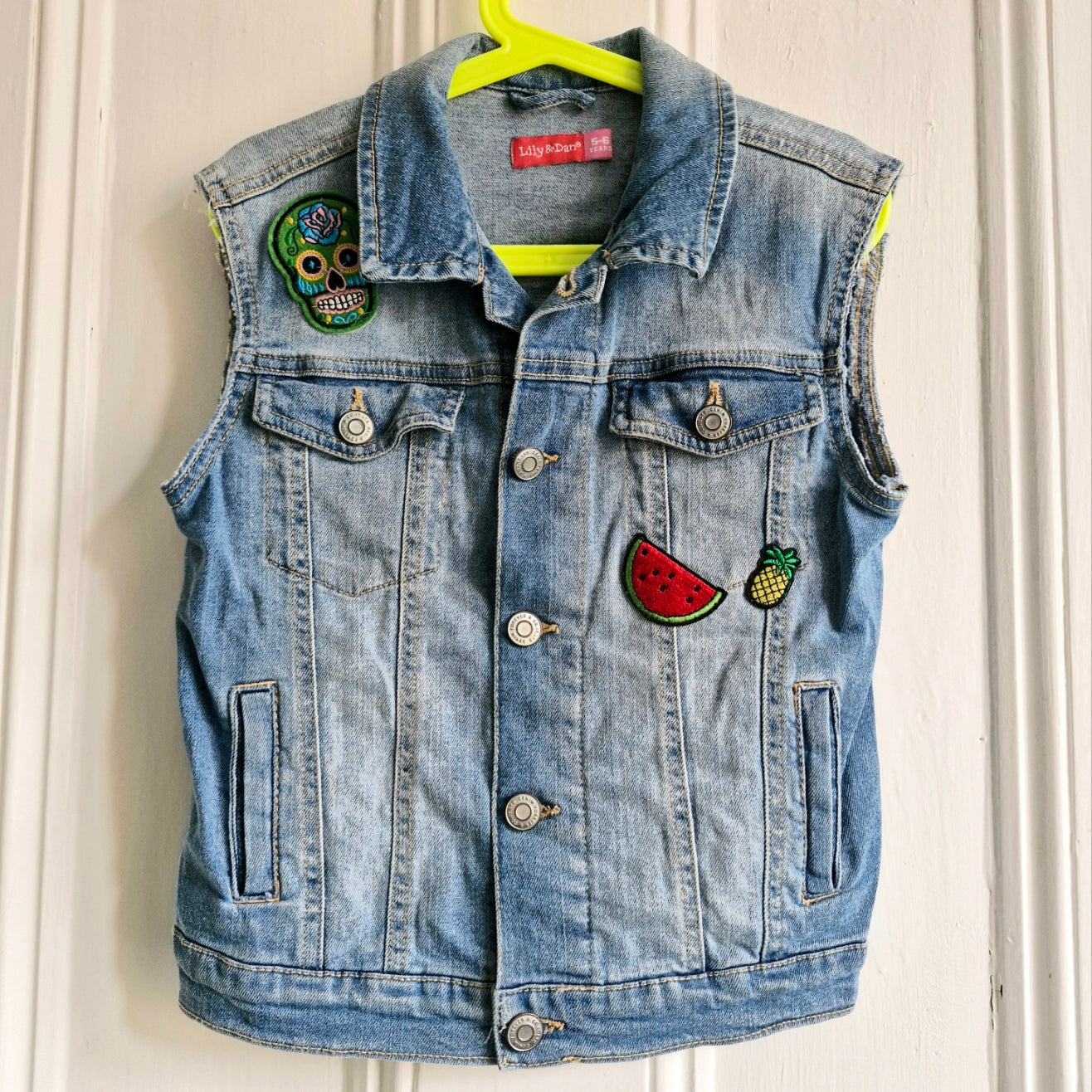Kid's Denim Tribal Elephant - Age 5-6 years