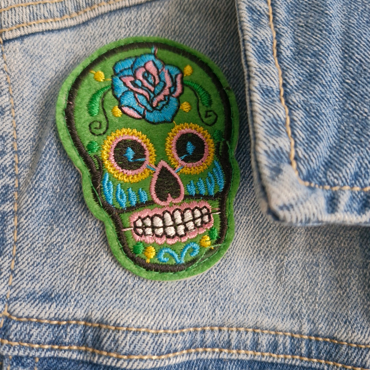 Kid's Denim Tribal Elephant - Age 5-6 years