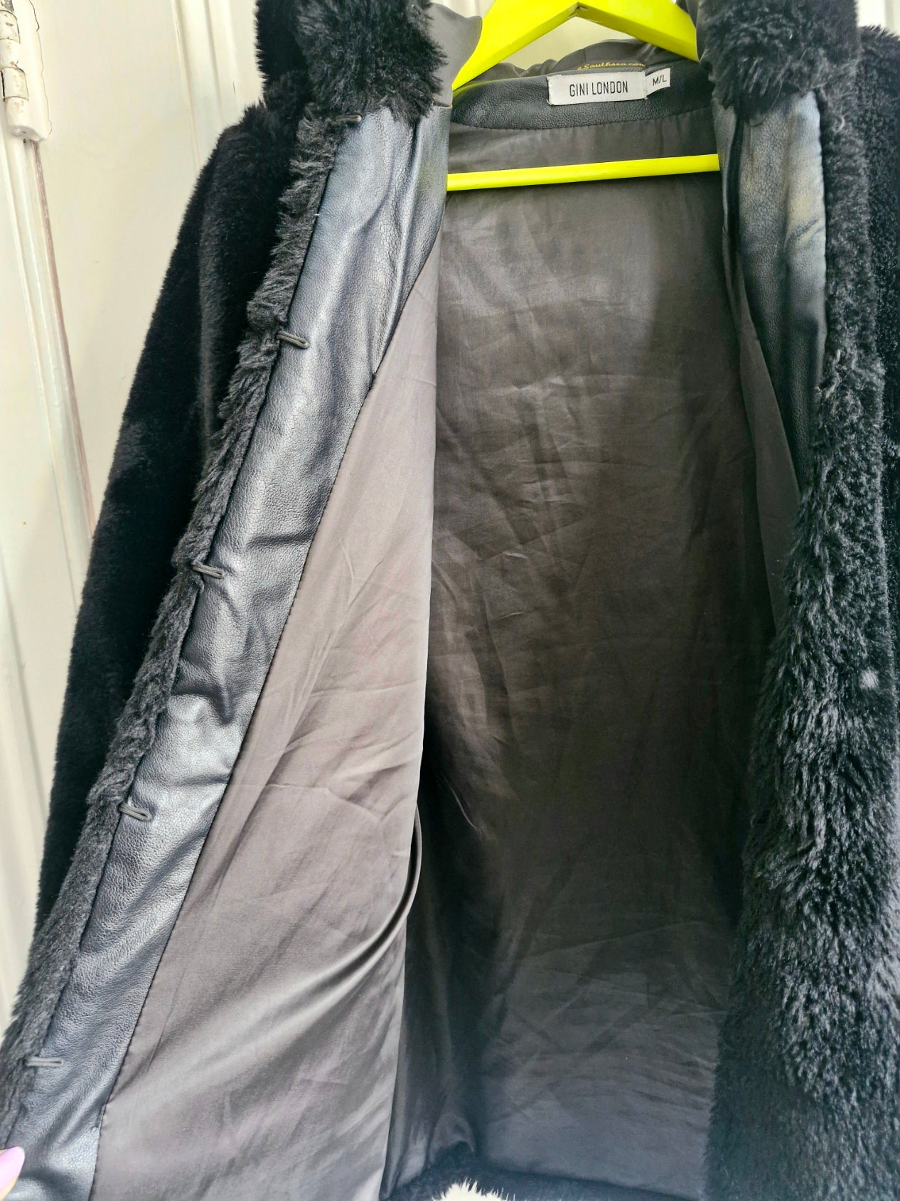 'Bix' Bunny Coat - Gina London Size M/L