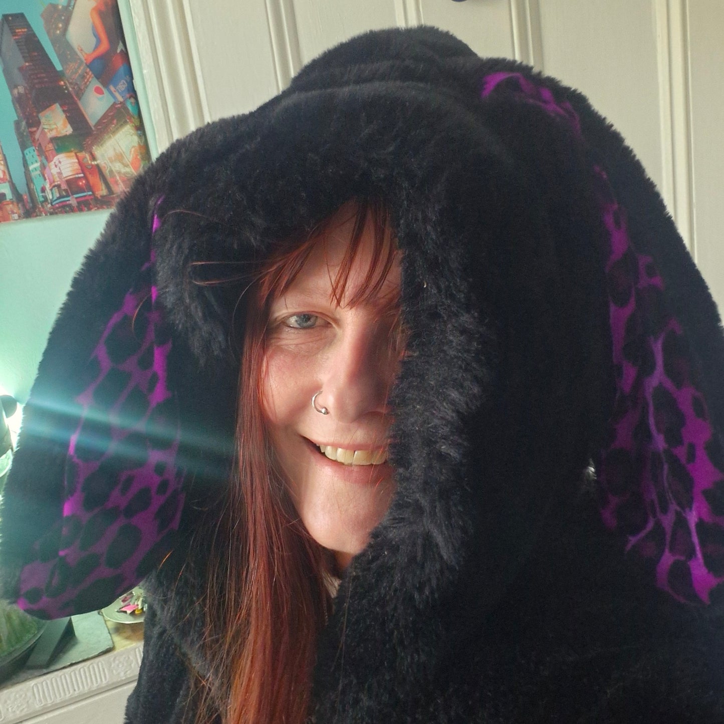 'Bix' Bunny Coat - Gina London Size M/L