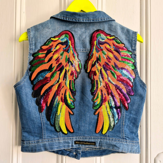 Phoenix Angel Wing Waistcoat - H&M Size 14