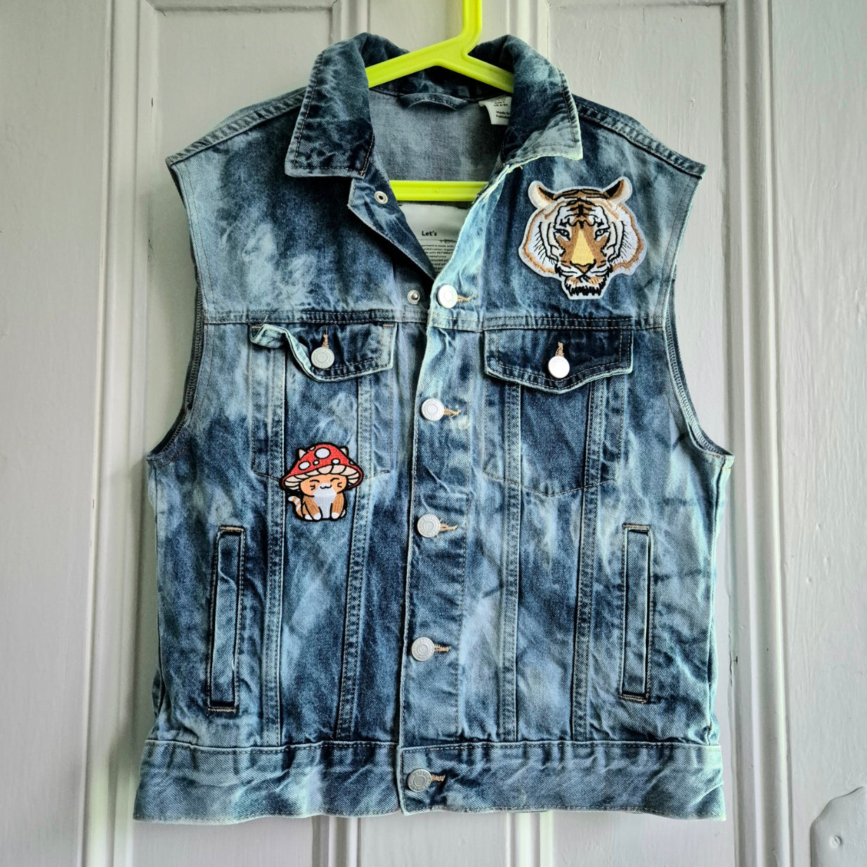 Age 10 - 11 Roaring Leopard Denim Festival Jacket