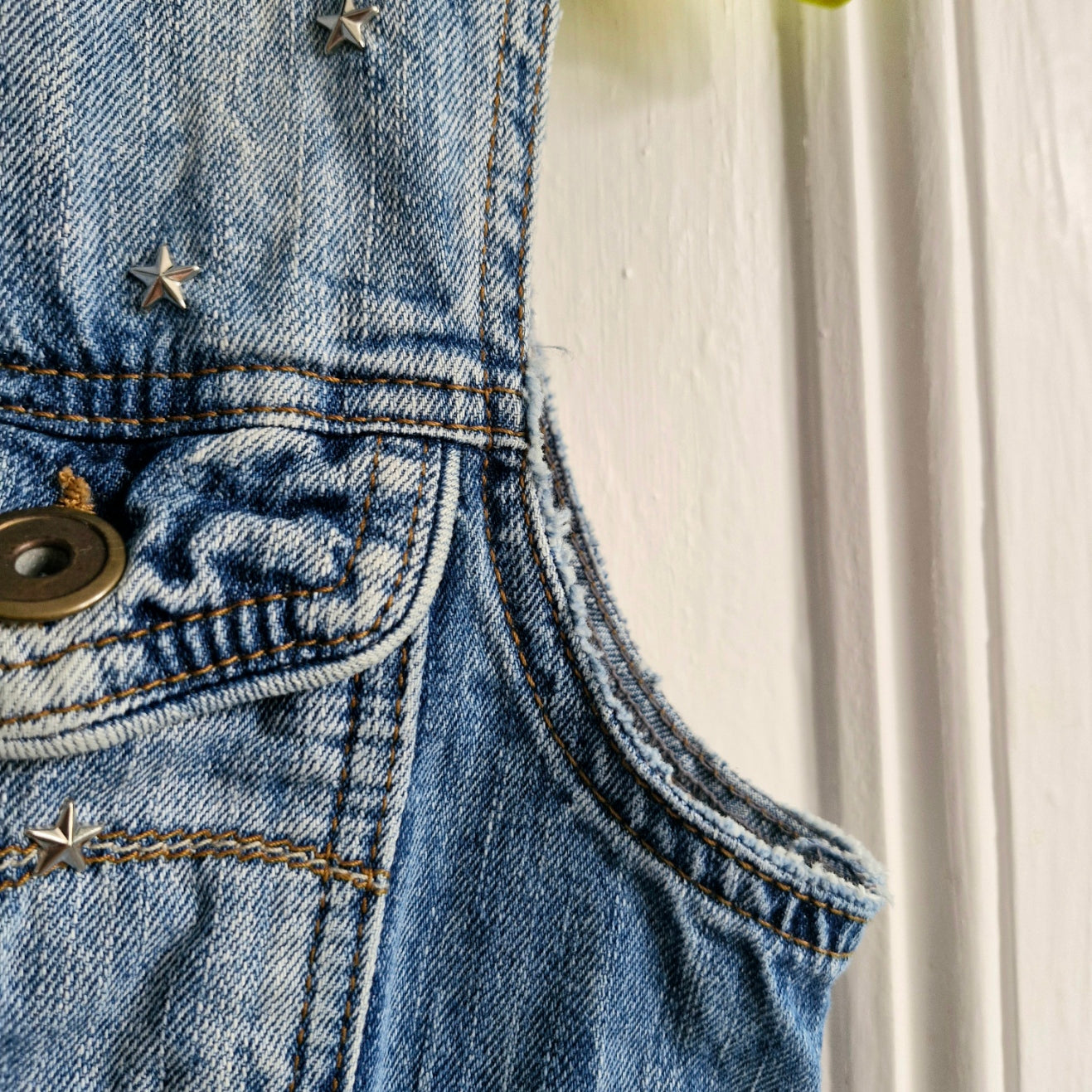 Rainbow Wing Denim Waistcoat - Size 10