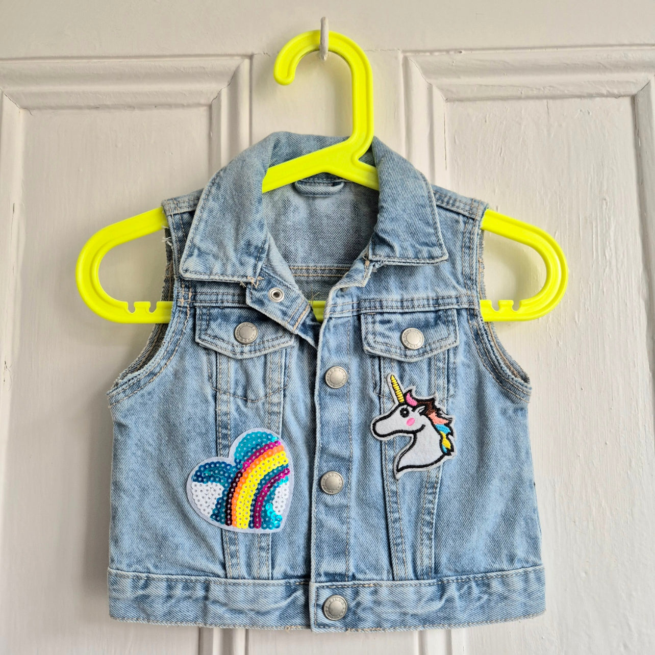 Age 2 Years Rainbow Denim Festival Jacket