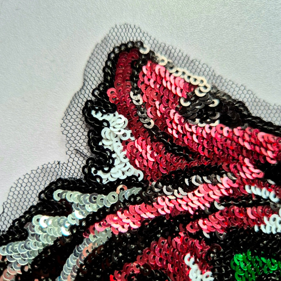 Sequin Tiger Back Patch- Large - SEW ON