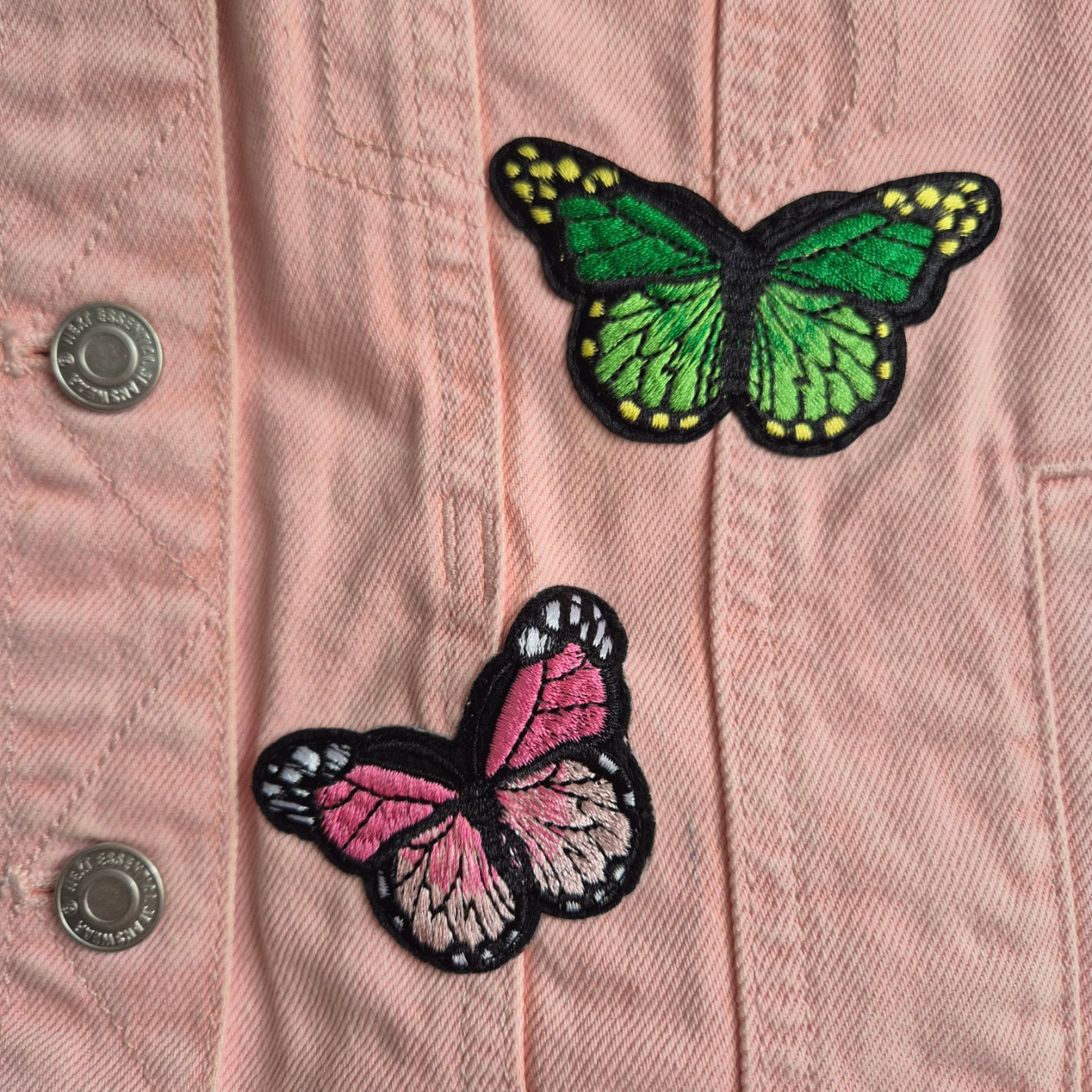 Age 8 Years Skull & Butterflies Denim Festival Jacket