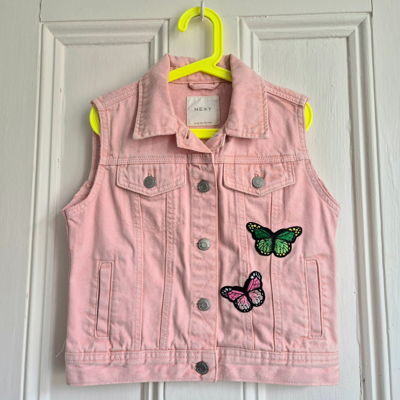 Age 8 Years Skull & Butterflies Denim Festival Jacket