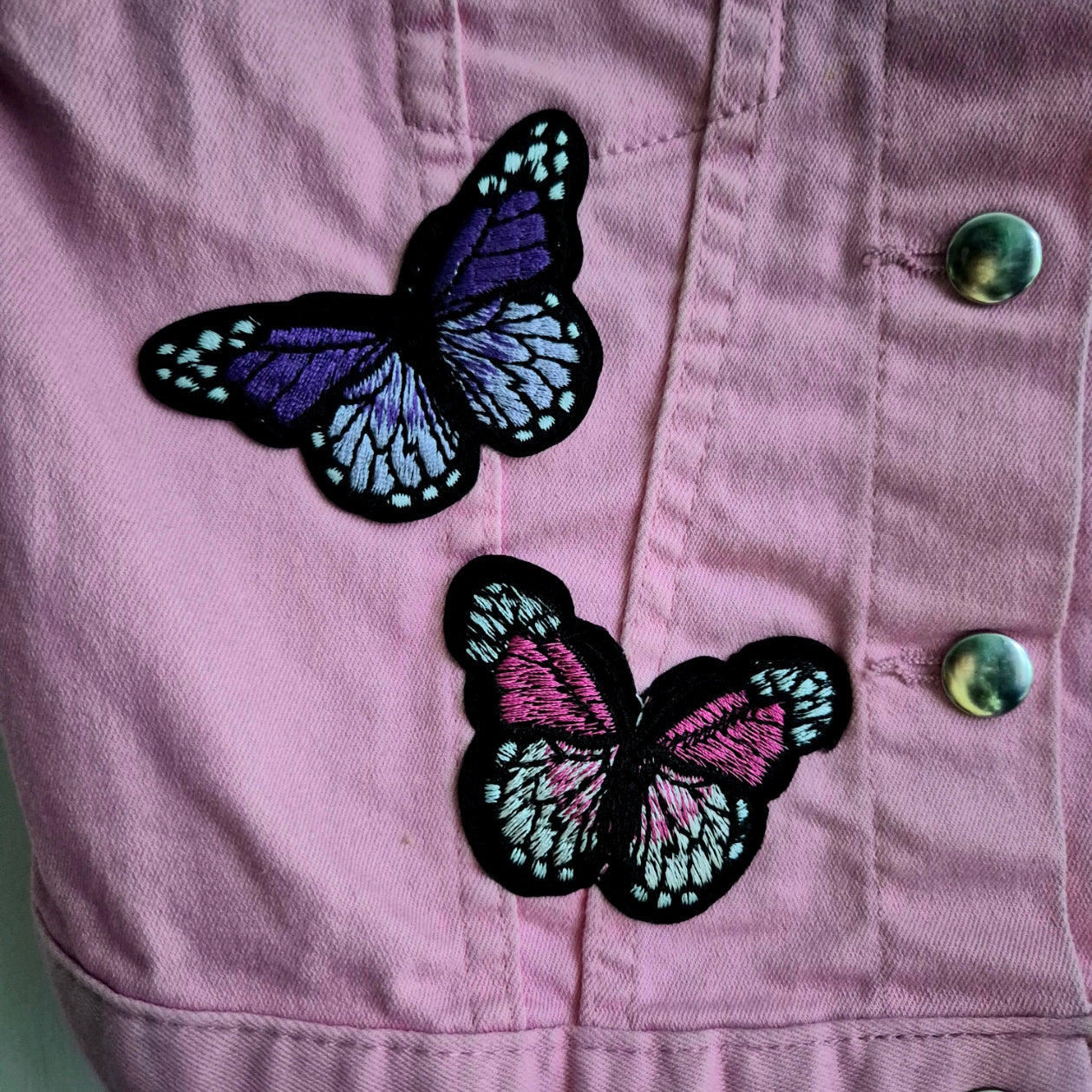 Age 4 - 5 Years Unicorn Pink Denim Festival Jacket