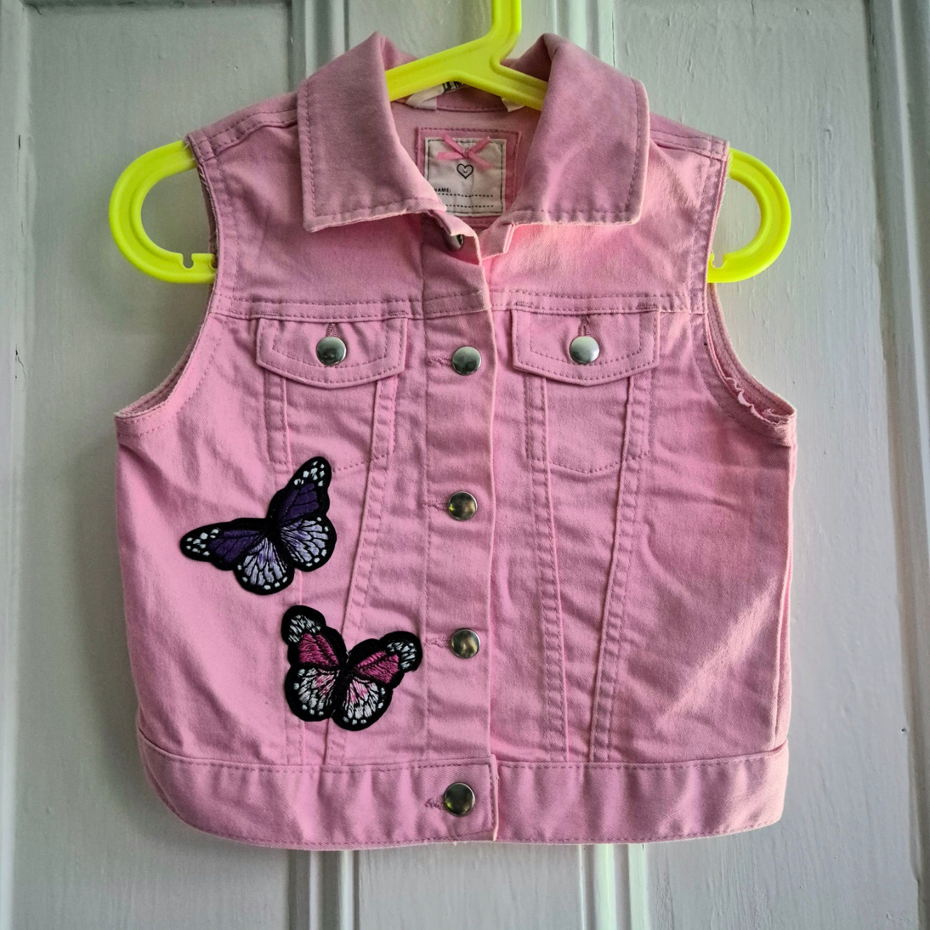 Age 4 - 5 Years Unicorn Pink Denim Festival Jacket