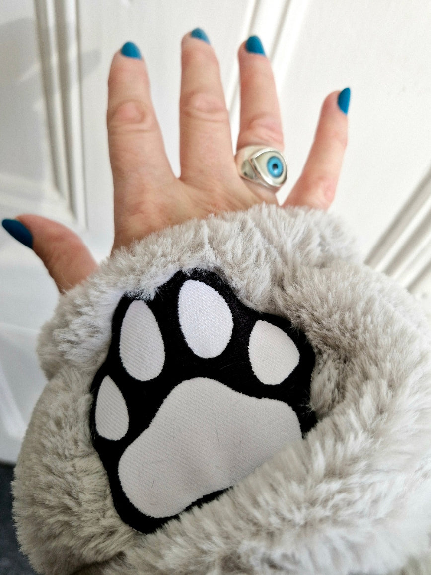 Grey Kitty Coat - New Look Large