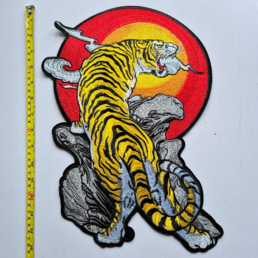 Epic Tiger and Sunset Back Patch - XL