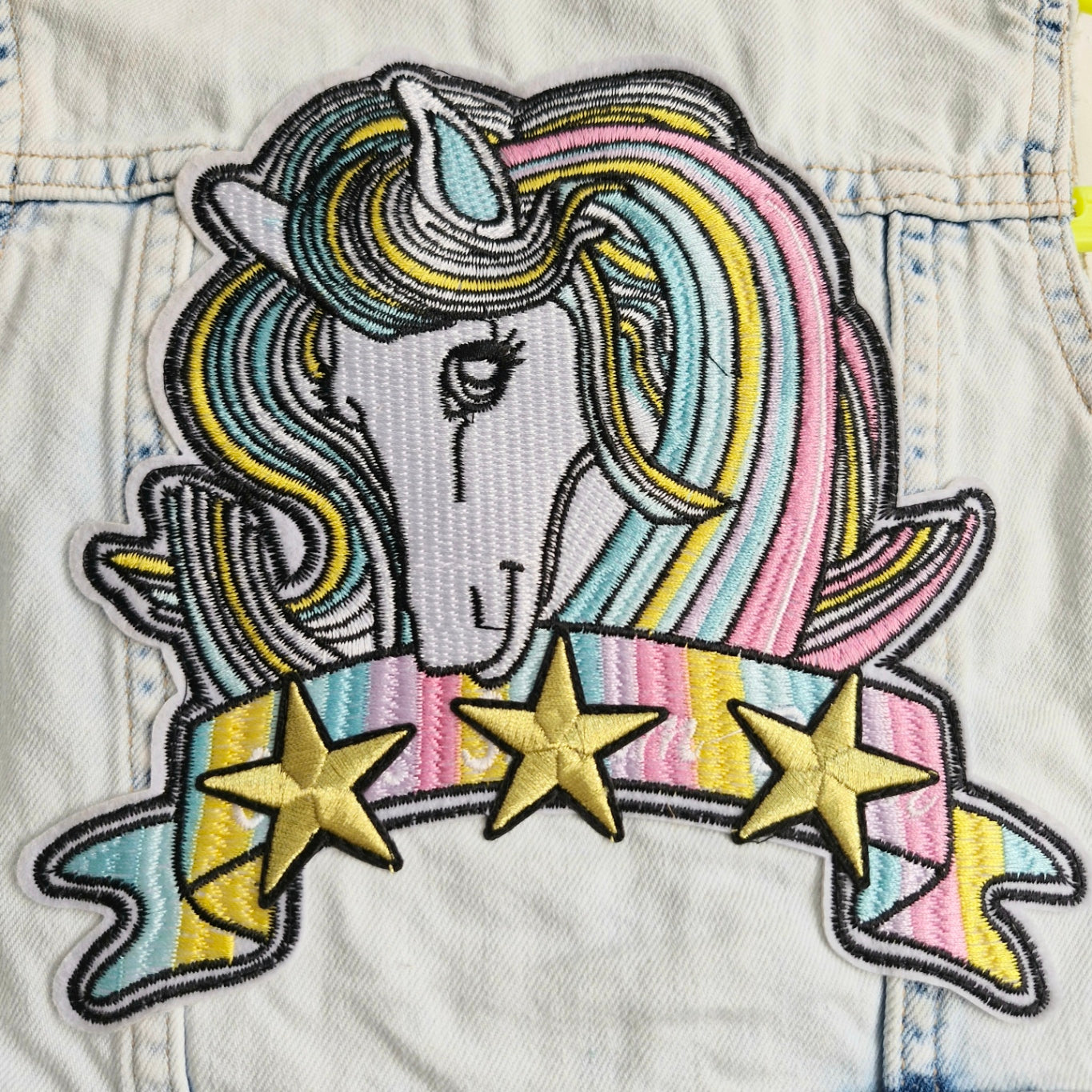 Kid's Unicorn Denim - 9-12 months