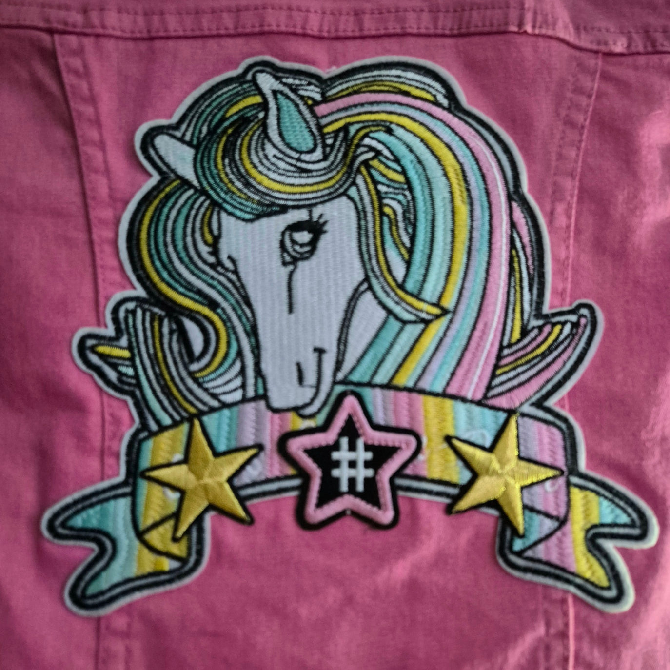 Age 6 - 7 Years Unicorn Denim festival Jacket