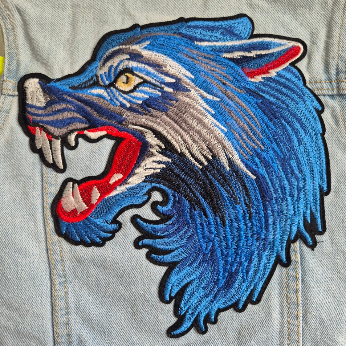 Age 7 - 8 Years Denim Wolf Festival Jacket