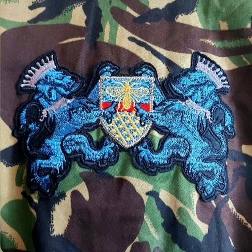Lion & Bee Emblem Patch