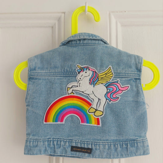 Kids Somewhere Over the Rainbow Gilet - Age 6 months