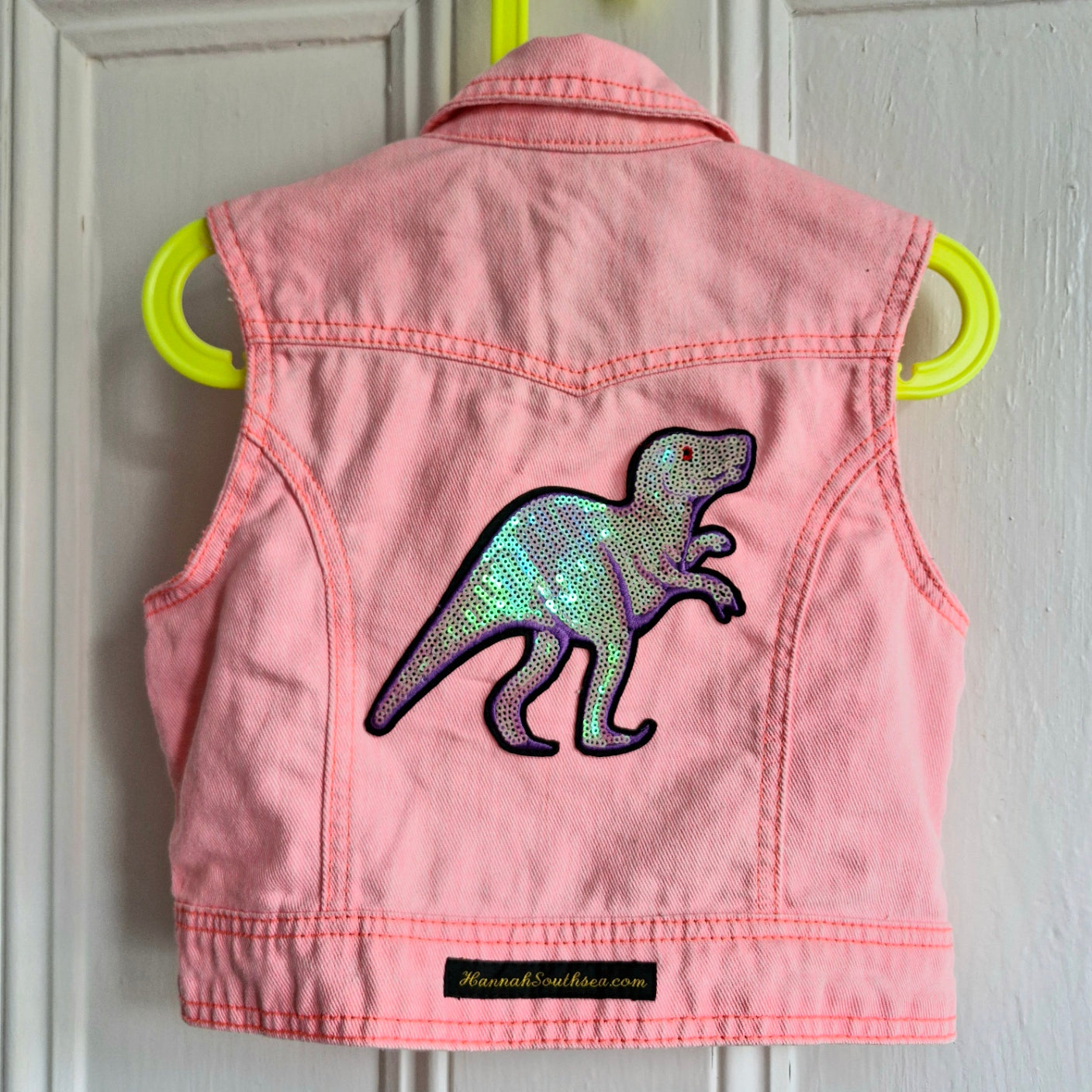 Kids Sequin Dino Battle Jacket - Age 6 years